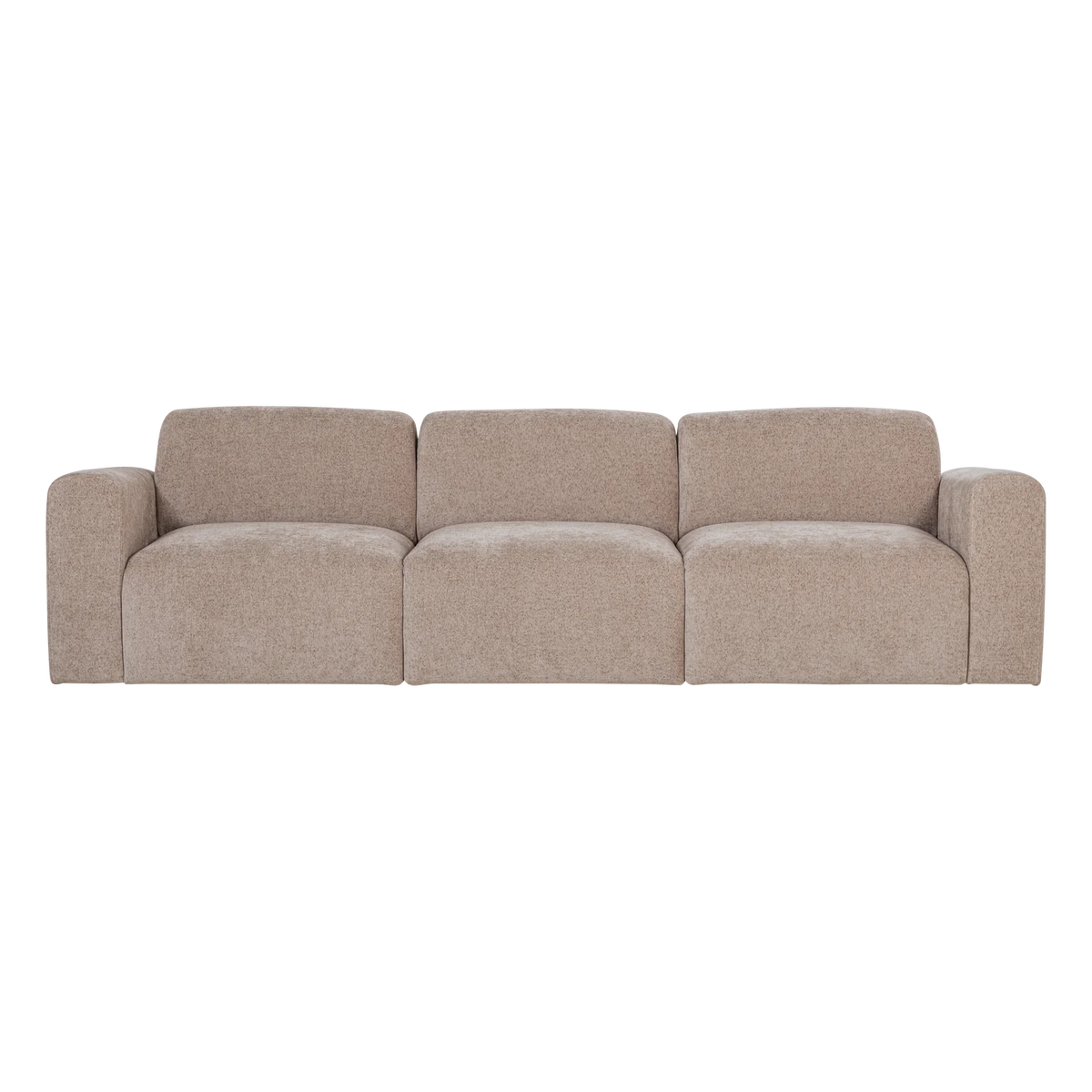Sofa 3-zits UMINA beige chenille
