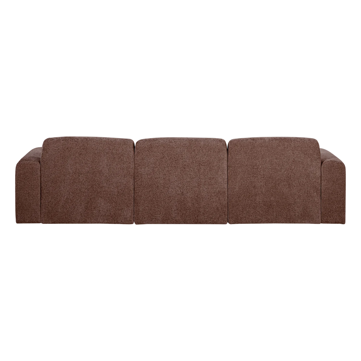 Sofa 3-zits UMINA roze-bruin chenille