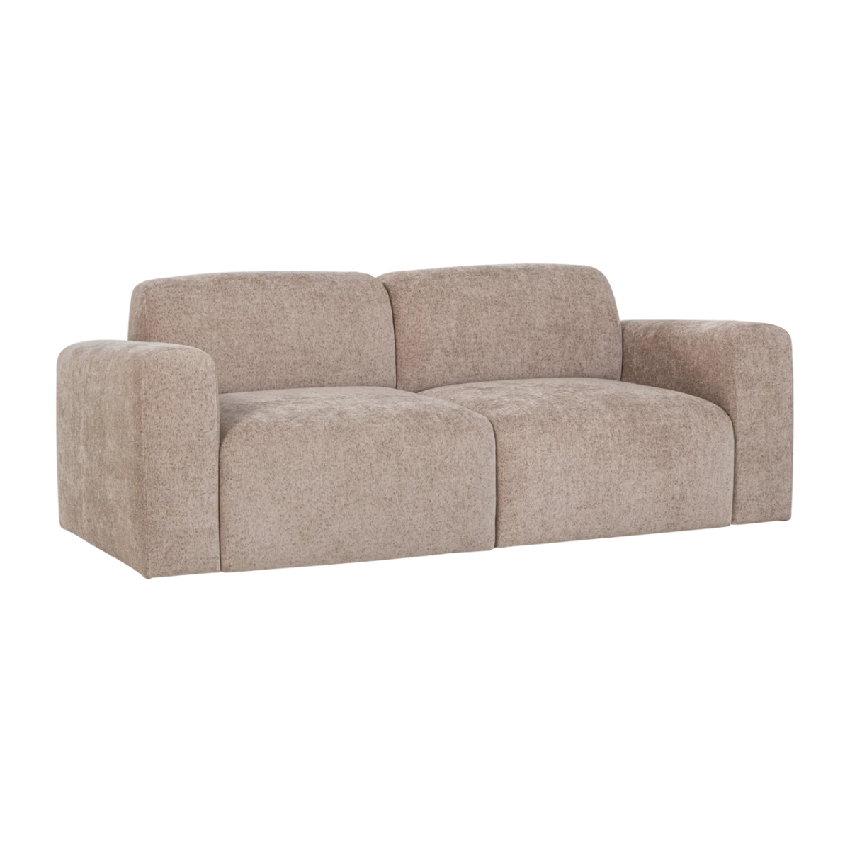 Sofa 2-zits UMINA beige chenille