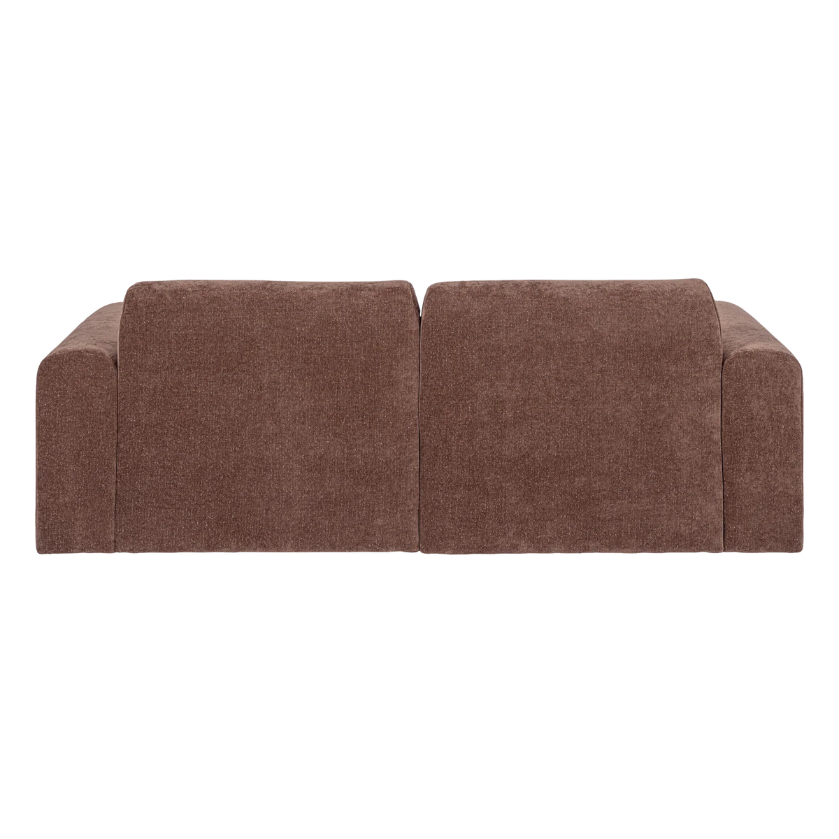 Sofa 2-zits UMINA roze-bruin chenille