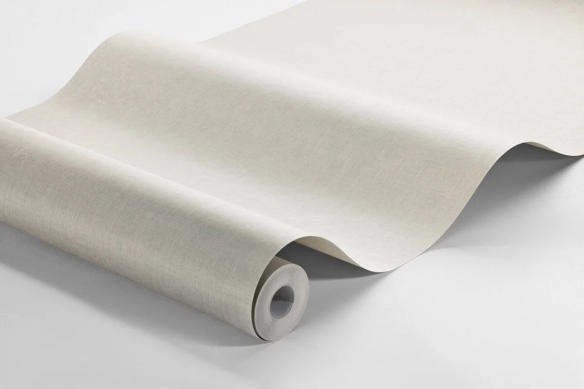 Vlies-Tapete aus Papier und Textil VEGA dunkelbeige