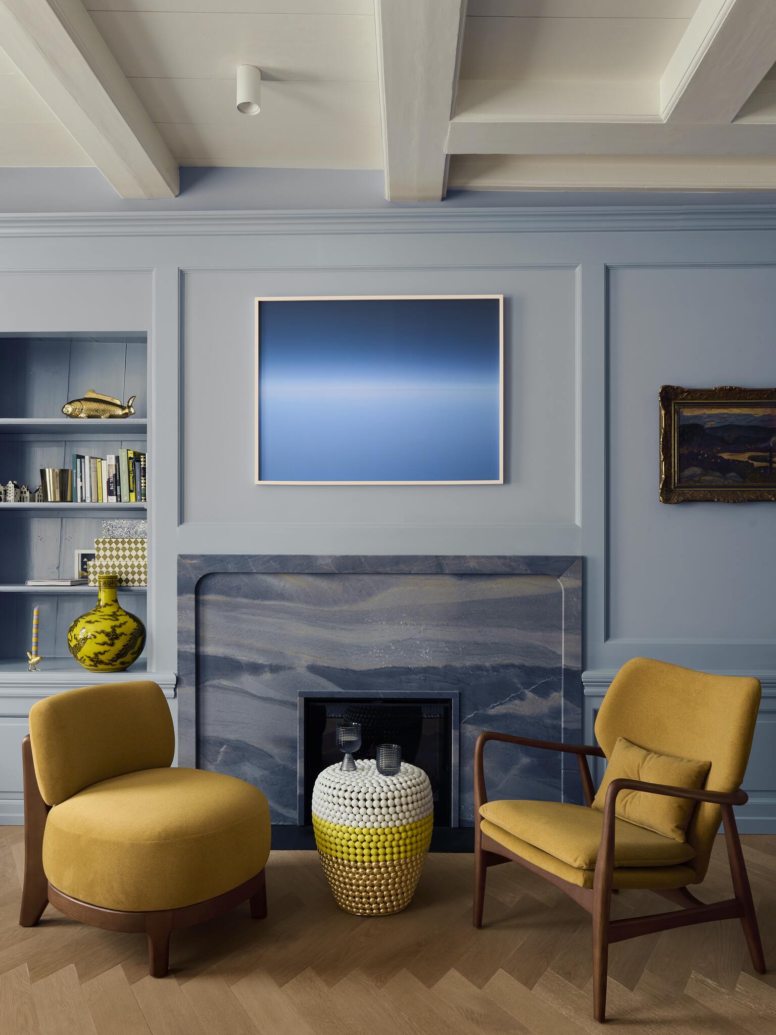 FLOCK OF BIRDS Candle Holder Set Gold