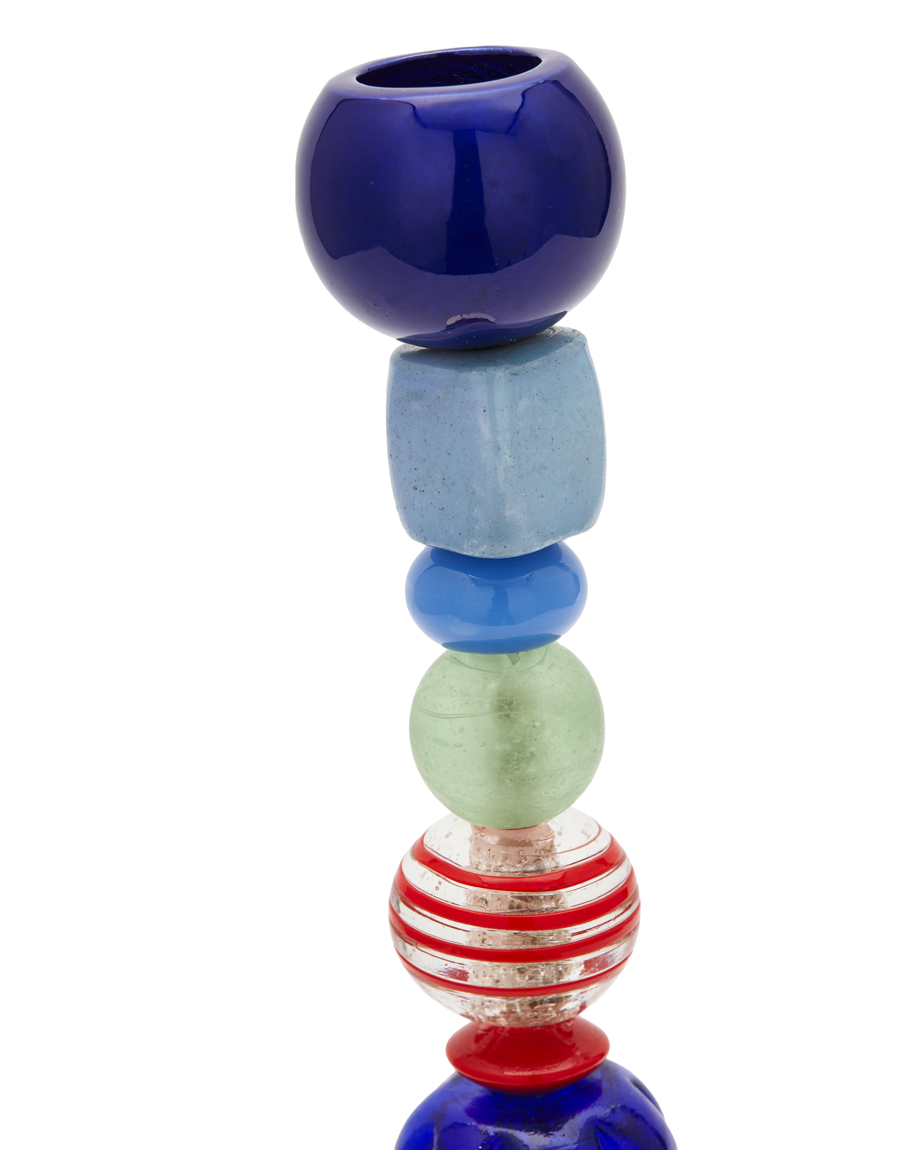 Single Candle Holder BEADS Colorful