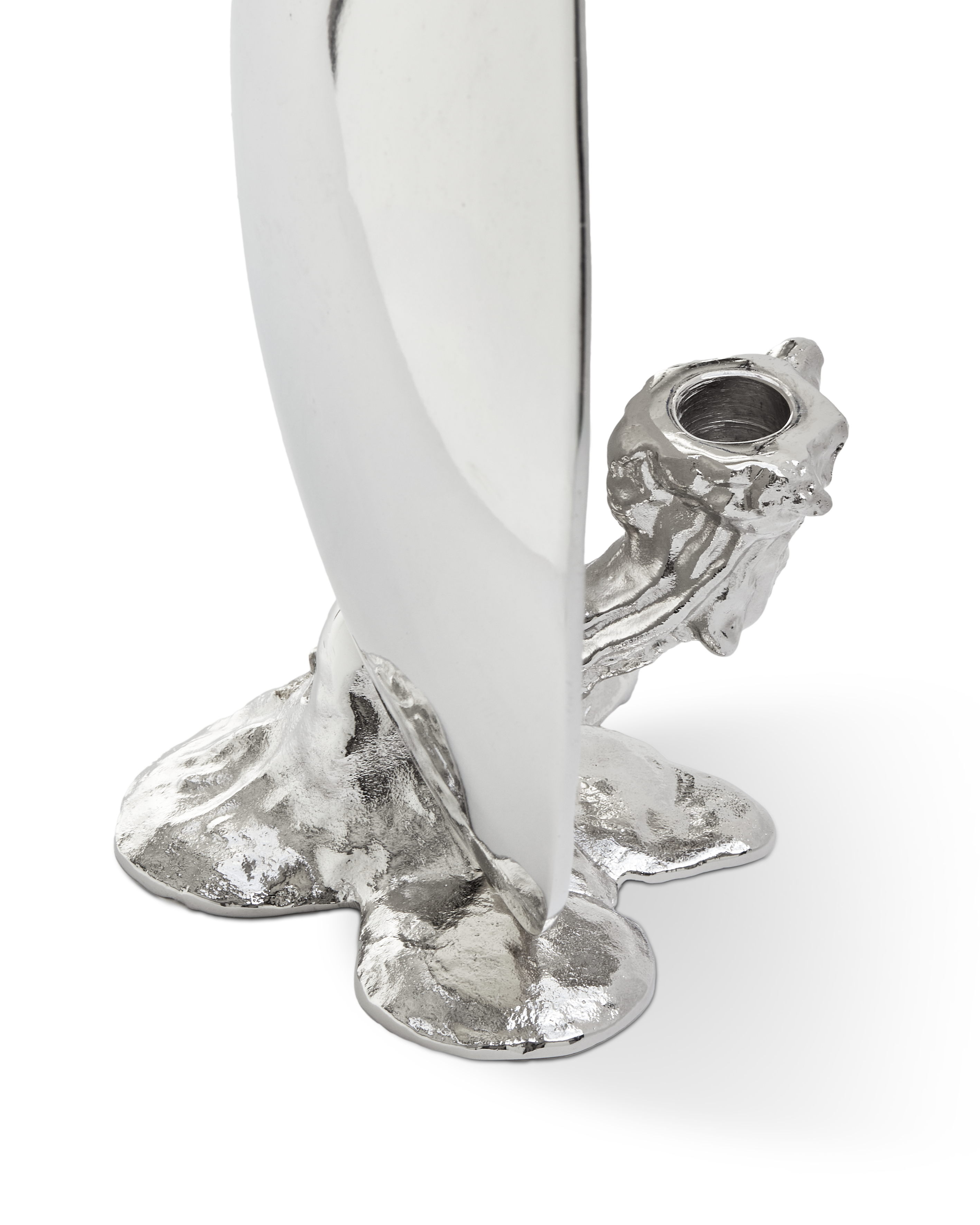 Spherical Drip Metal Candle Holder