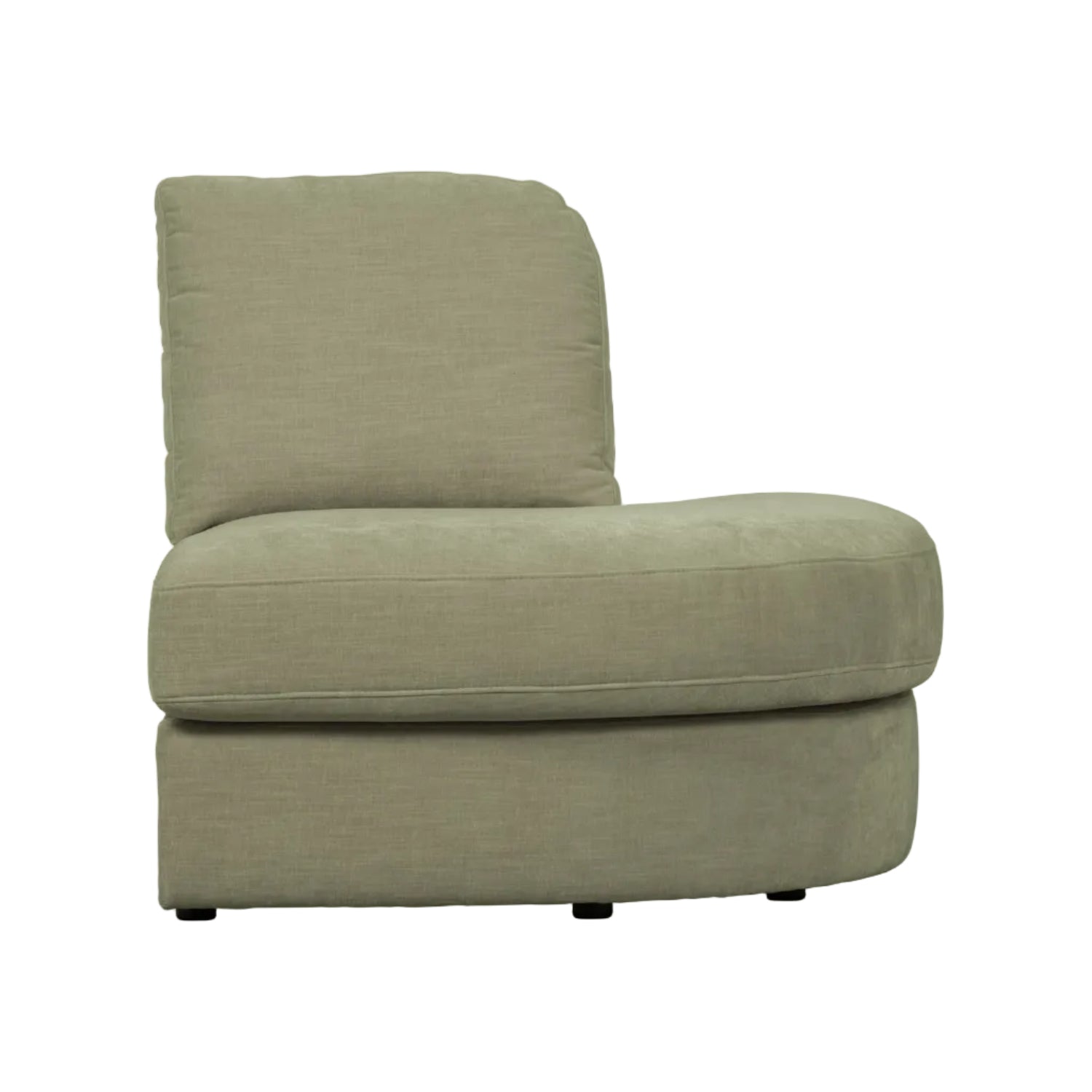 Sofa FAMILY - moduł otwarty prawostronny zielony – Woood