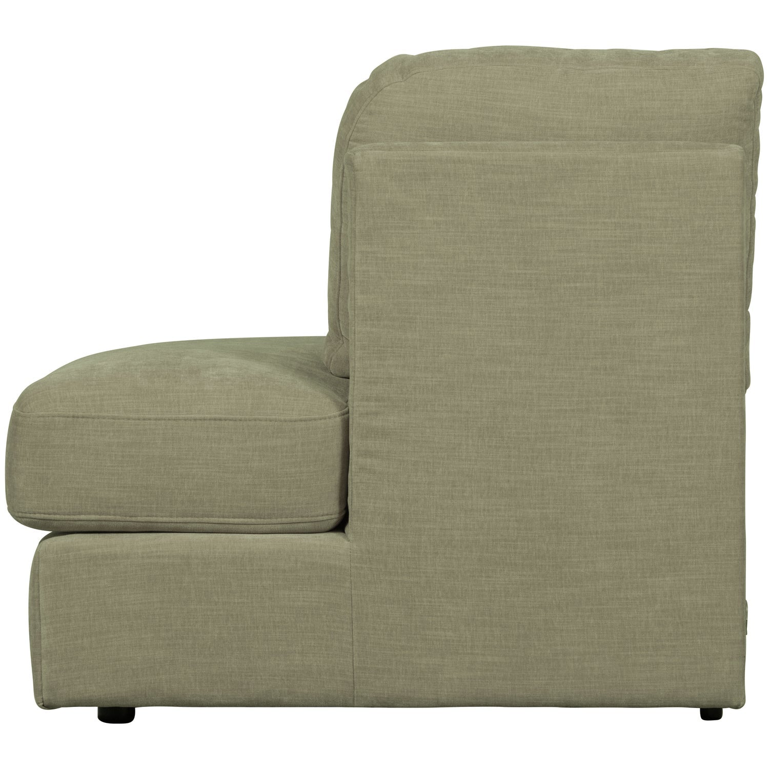 Sofa FAMILY - moduł otwarty prawostronny zielony – styl minimalistyczny