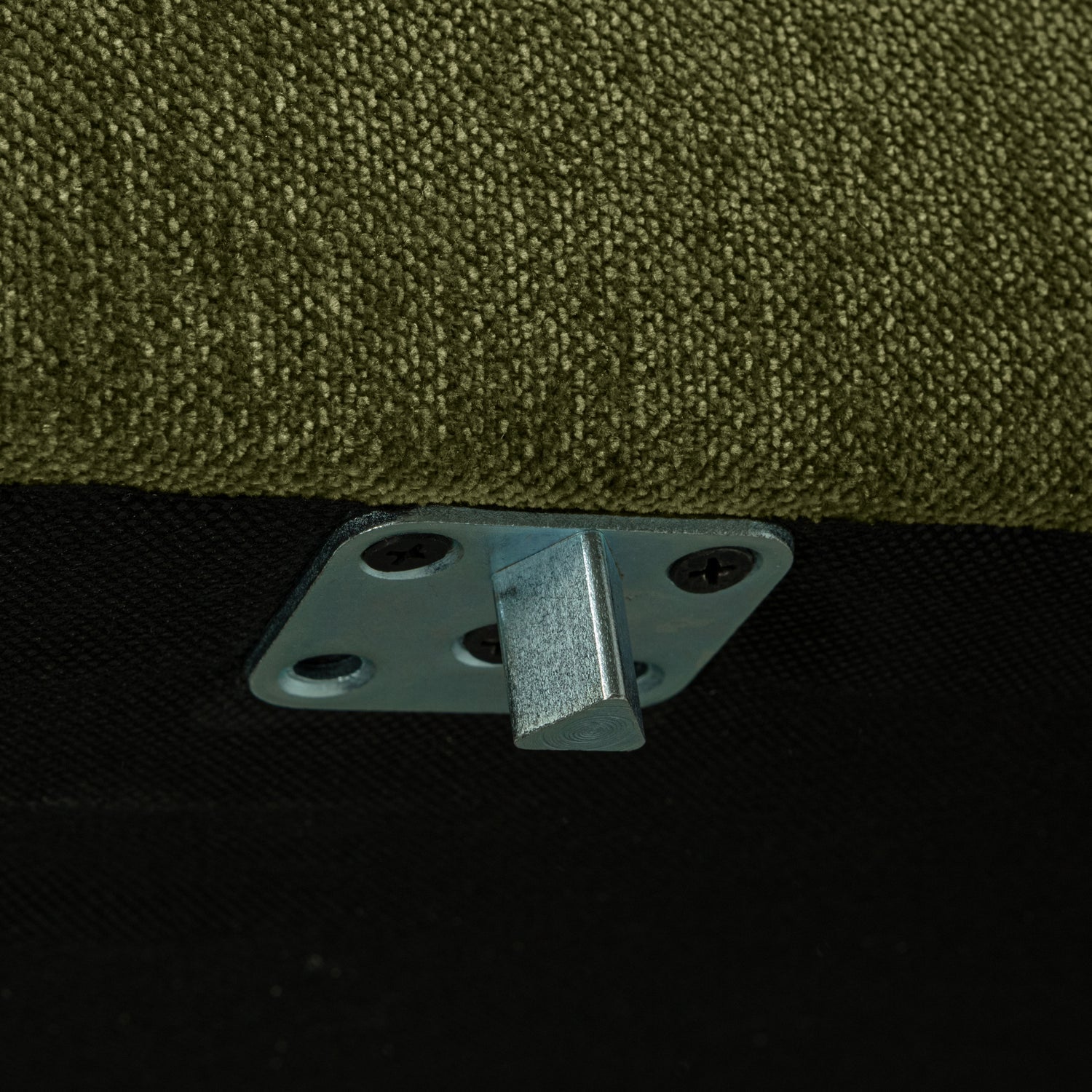 Sofa COUPLE - moduł narożny ciemnozielony – Woood