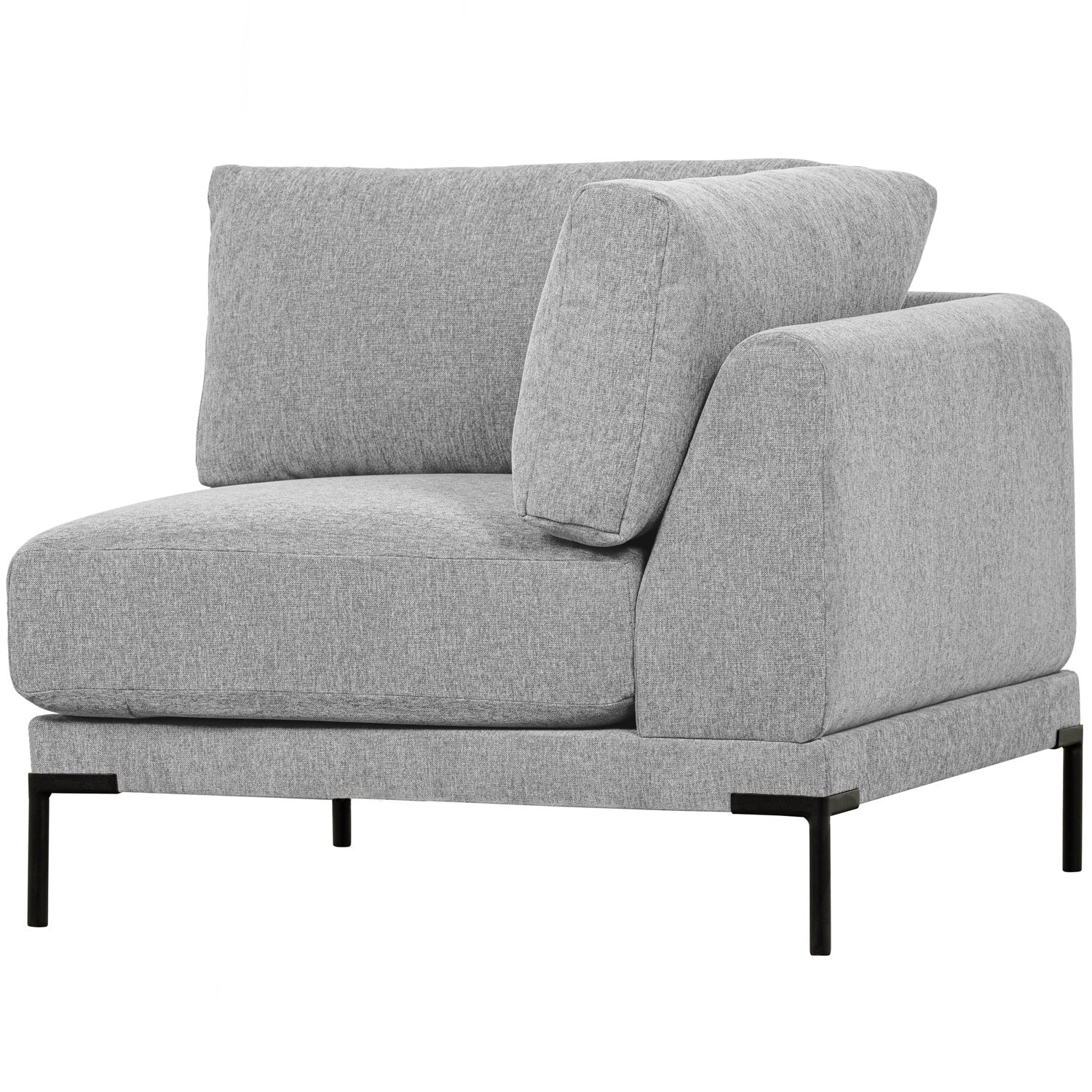 Sofa COUPLE - hoekmodule lichtgrijs