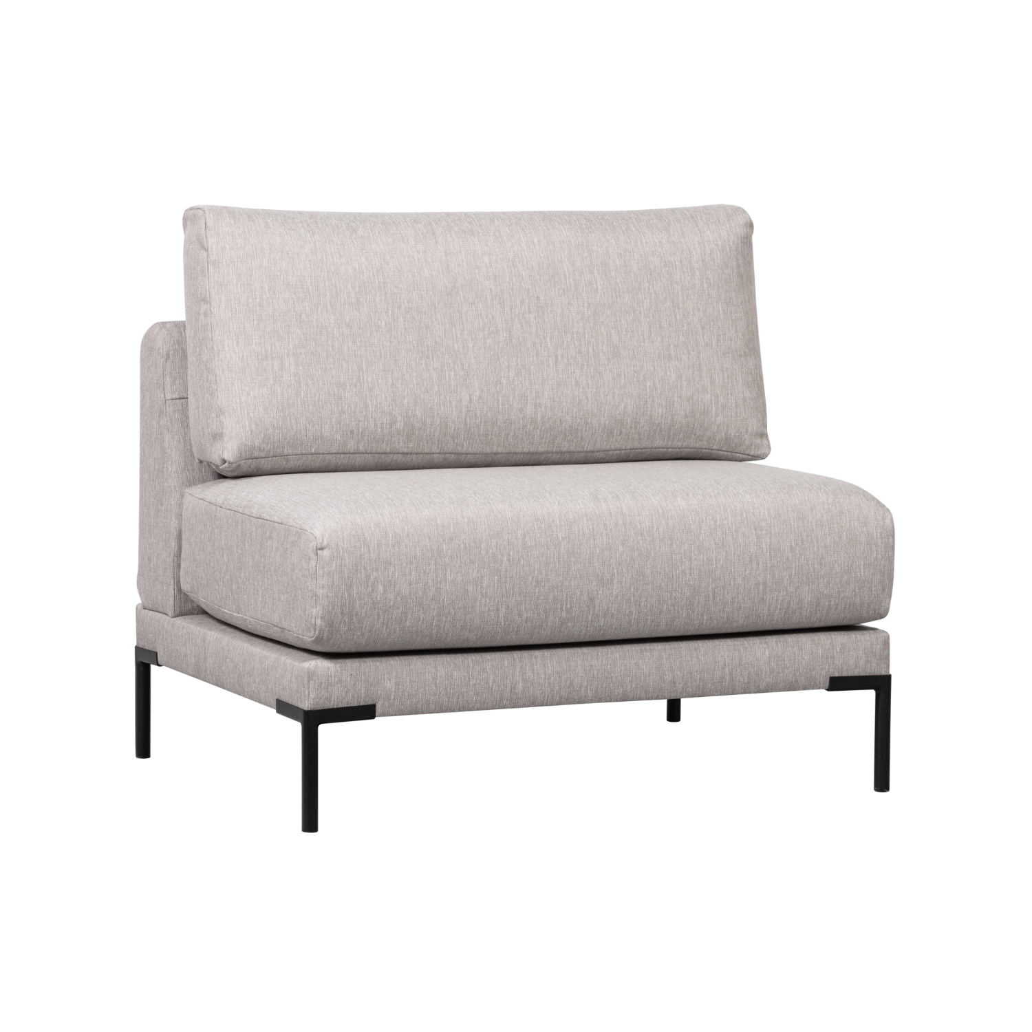 Couple Dining Bench Light Gray