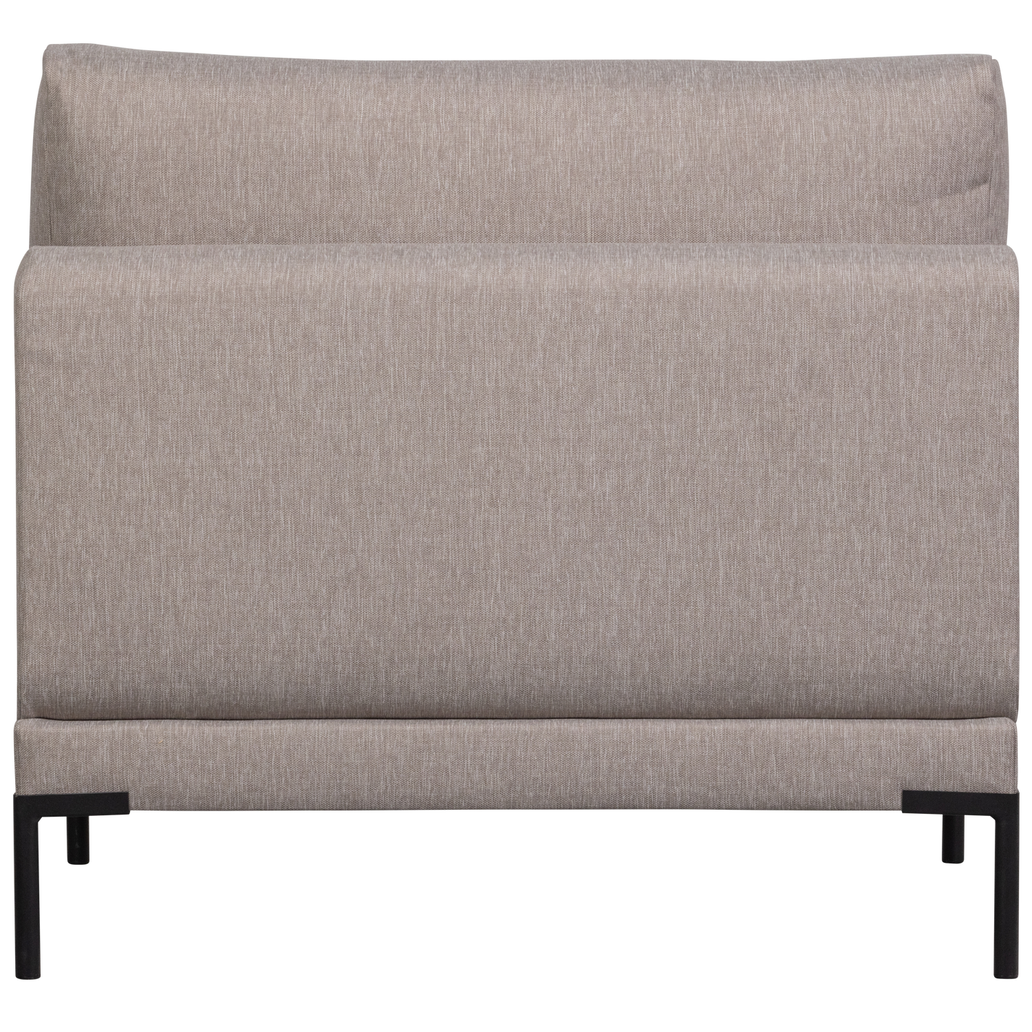 Fotel / moduł COUPLE DINING BENCH taupe – styl japandi