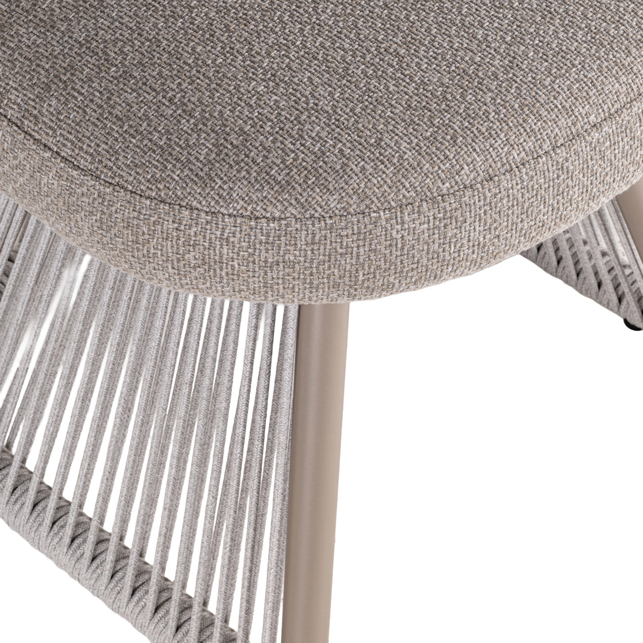 Außenstuhl NUBA grau-beige