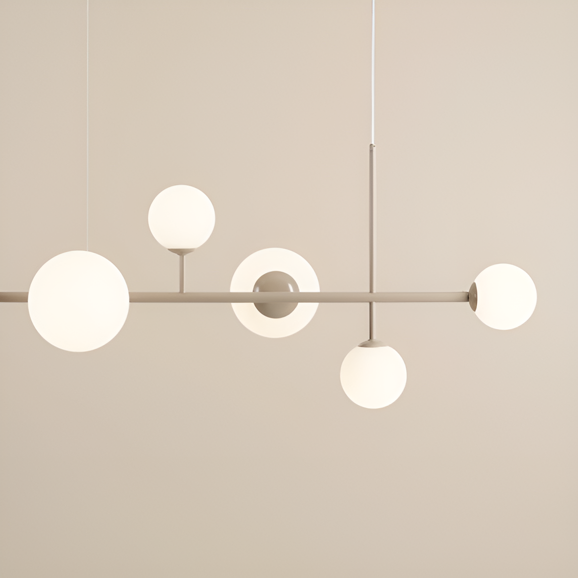Hanglamp DIONE HEXA beige