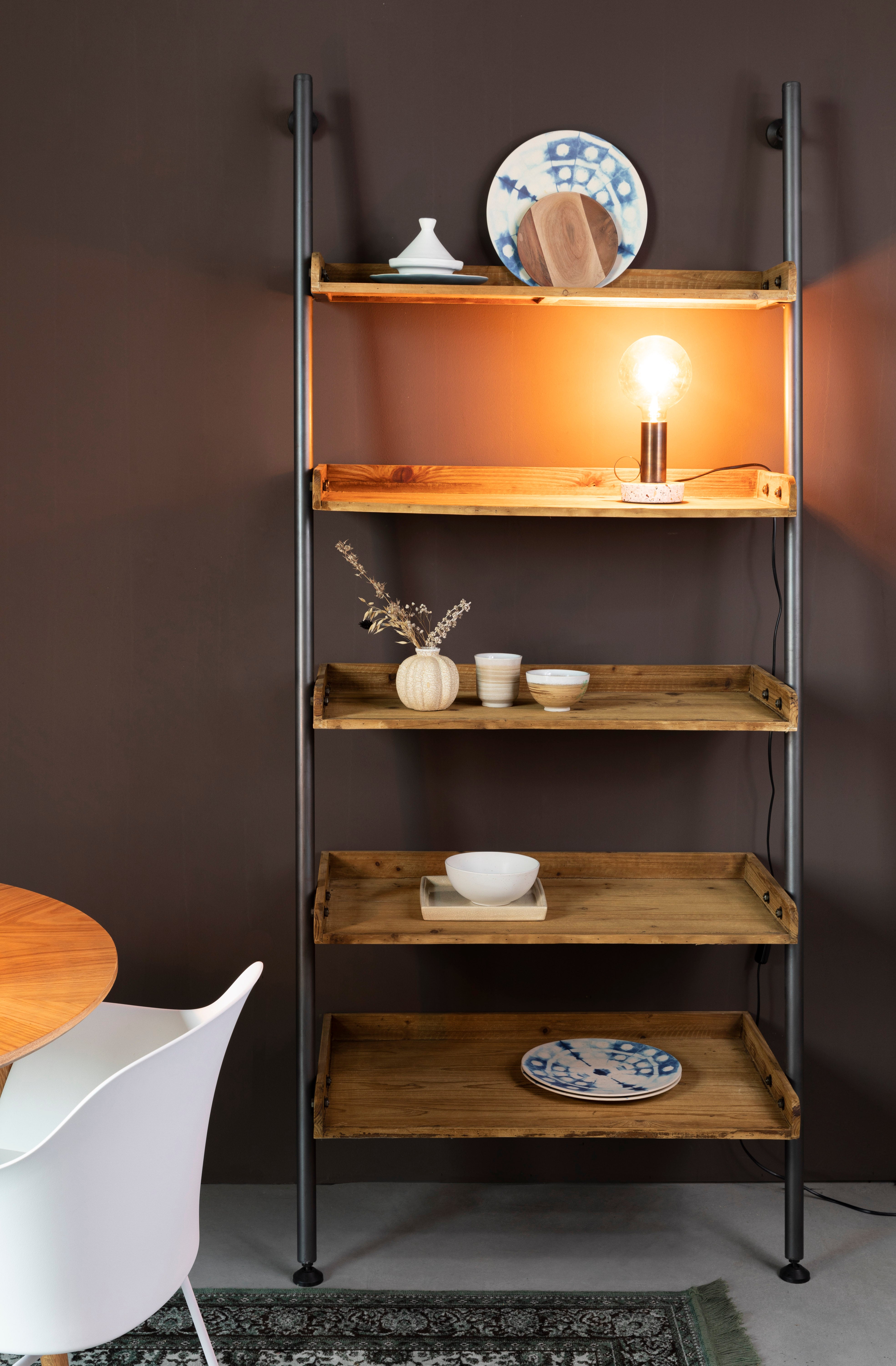 WALLY dennenhouten rek