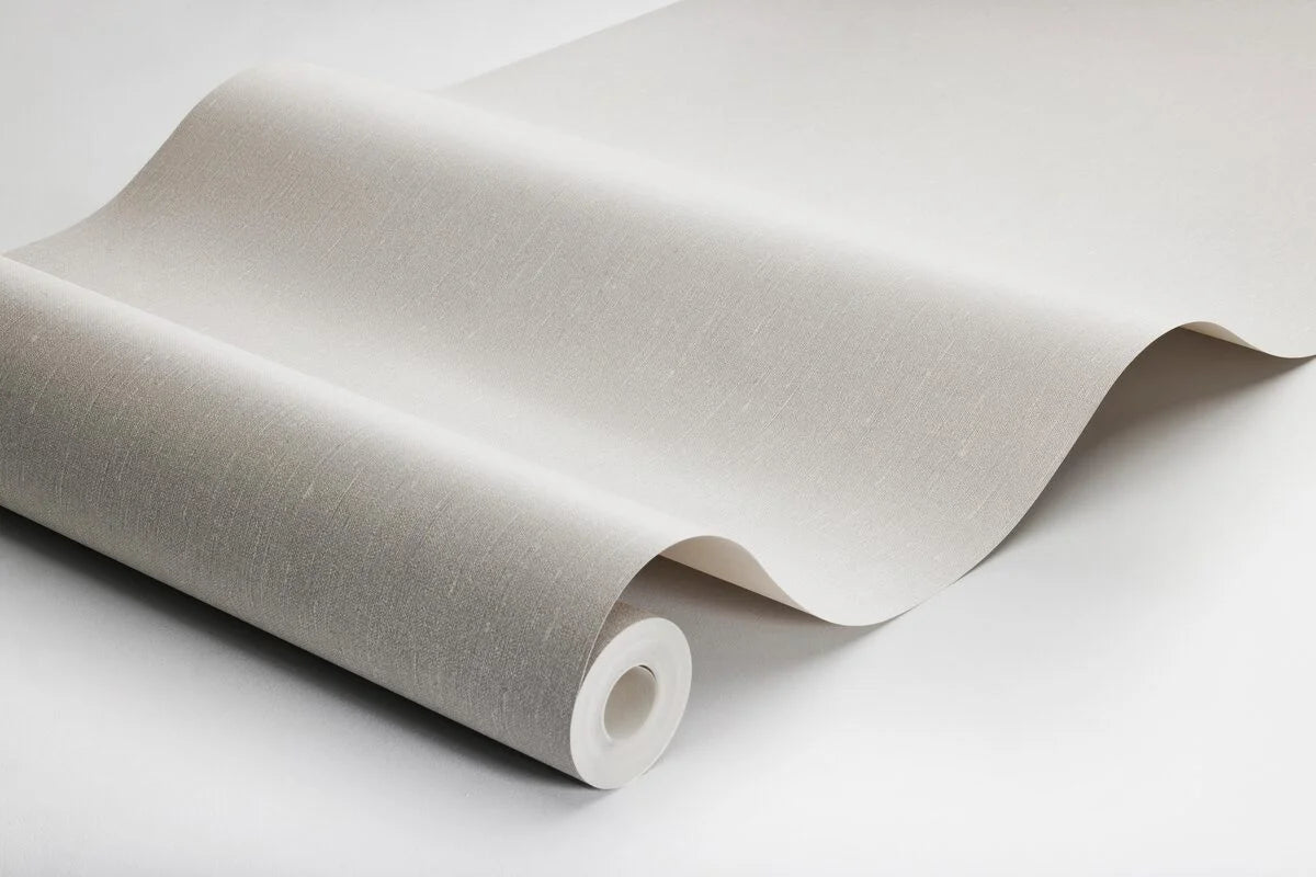 Tapeta strukturalna imitująca len LINEN - SOAPED OAK jasny dębowy – drewno dębowe