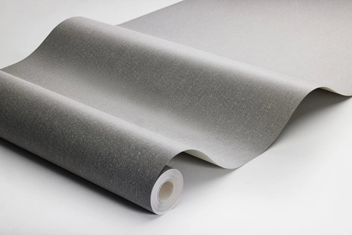 Structuurbehang dat linnen imiteert LINEN - DIM donkergrijs