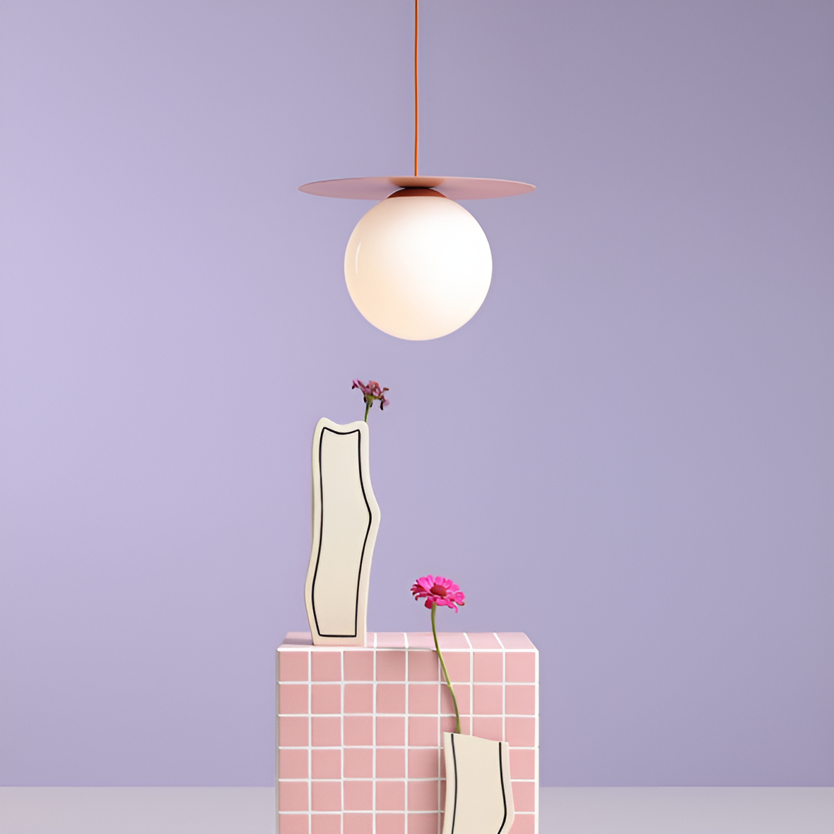 Hanglamp LOOP koraal