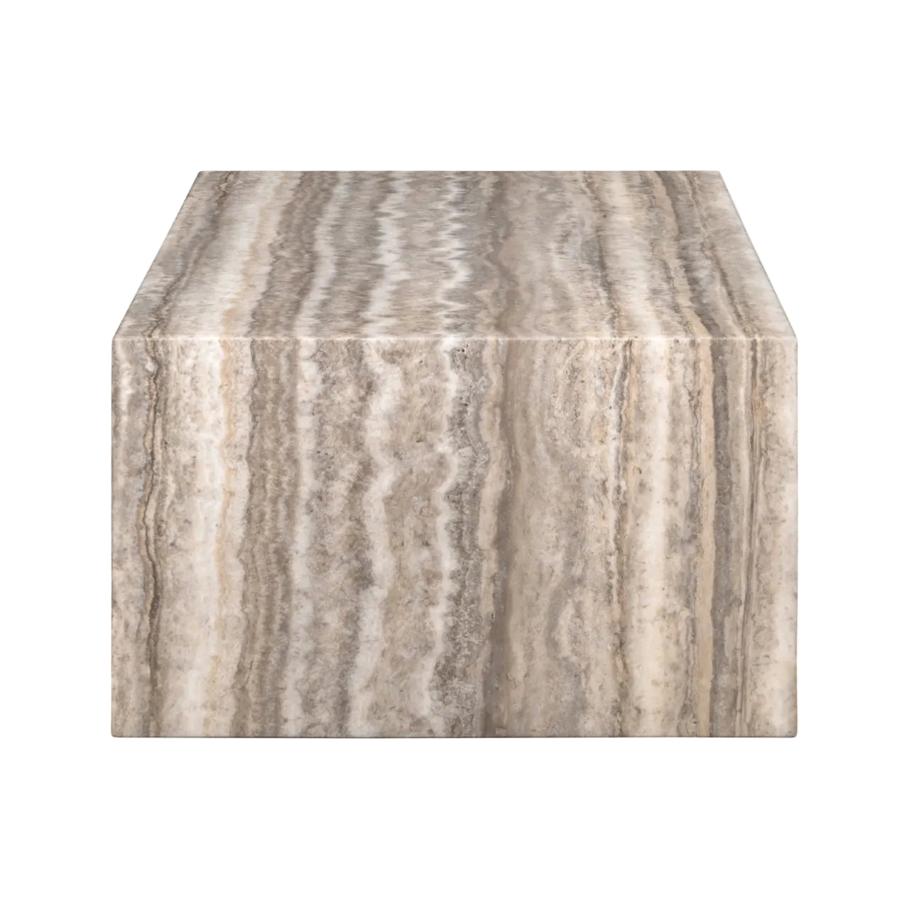 DULCE Coffee Table in Gray-Beige Marble