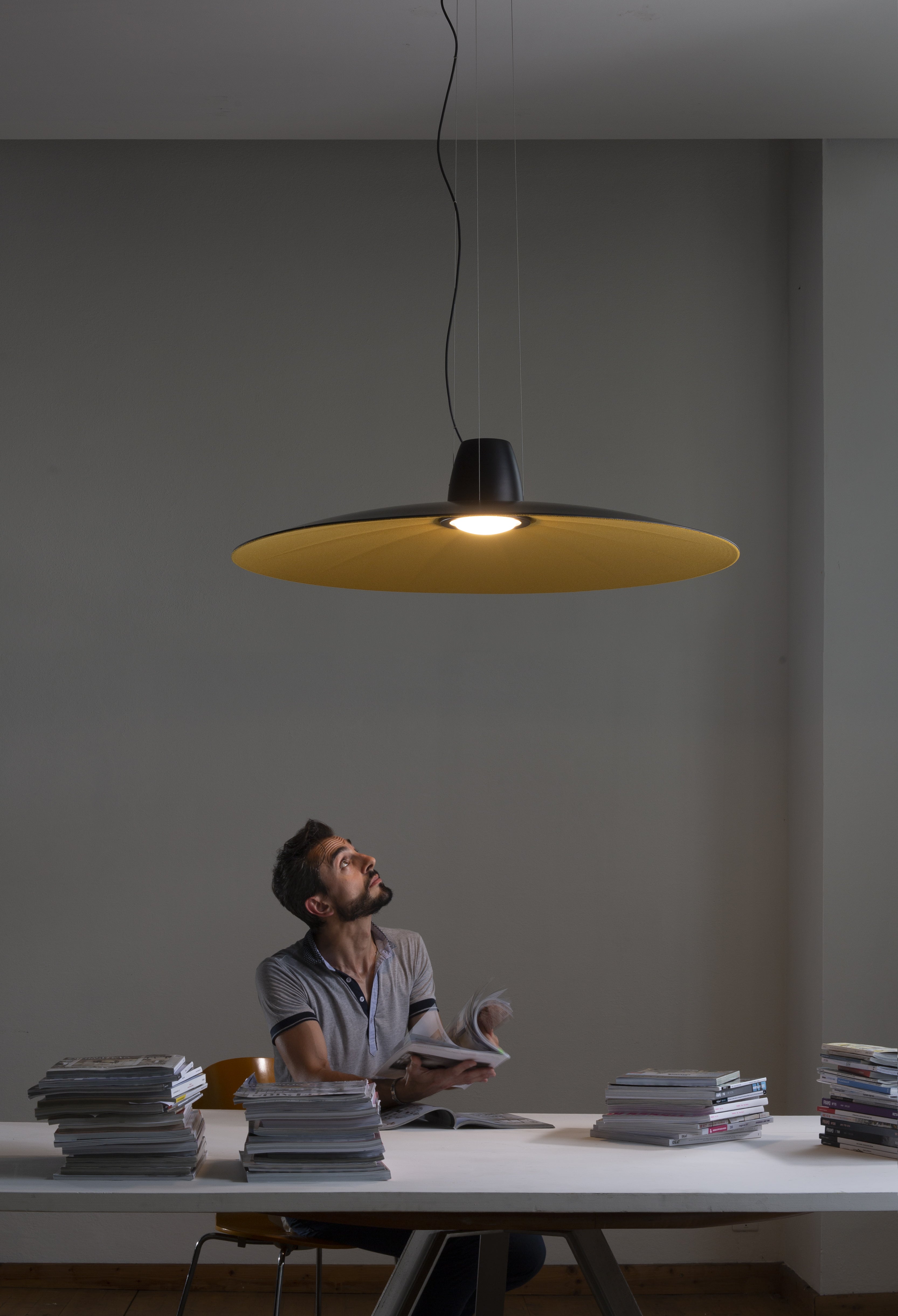 Lampa wisząca LENT zielony