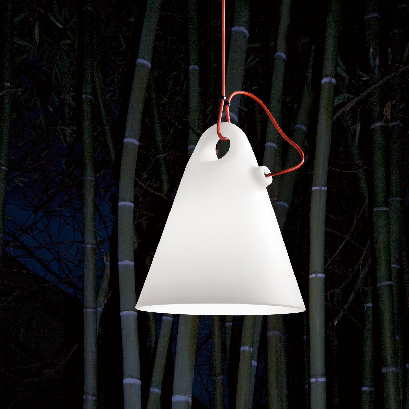 Buitenhanglamp TRILLY wit