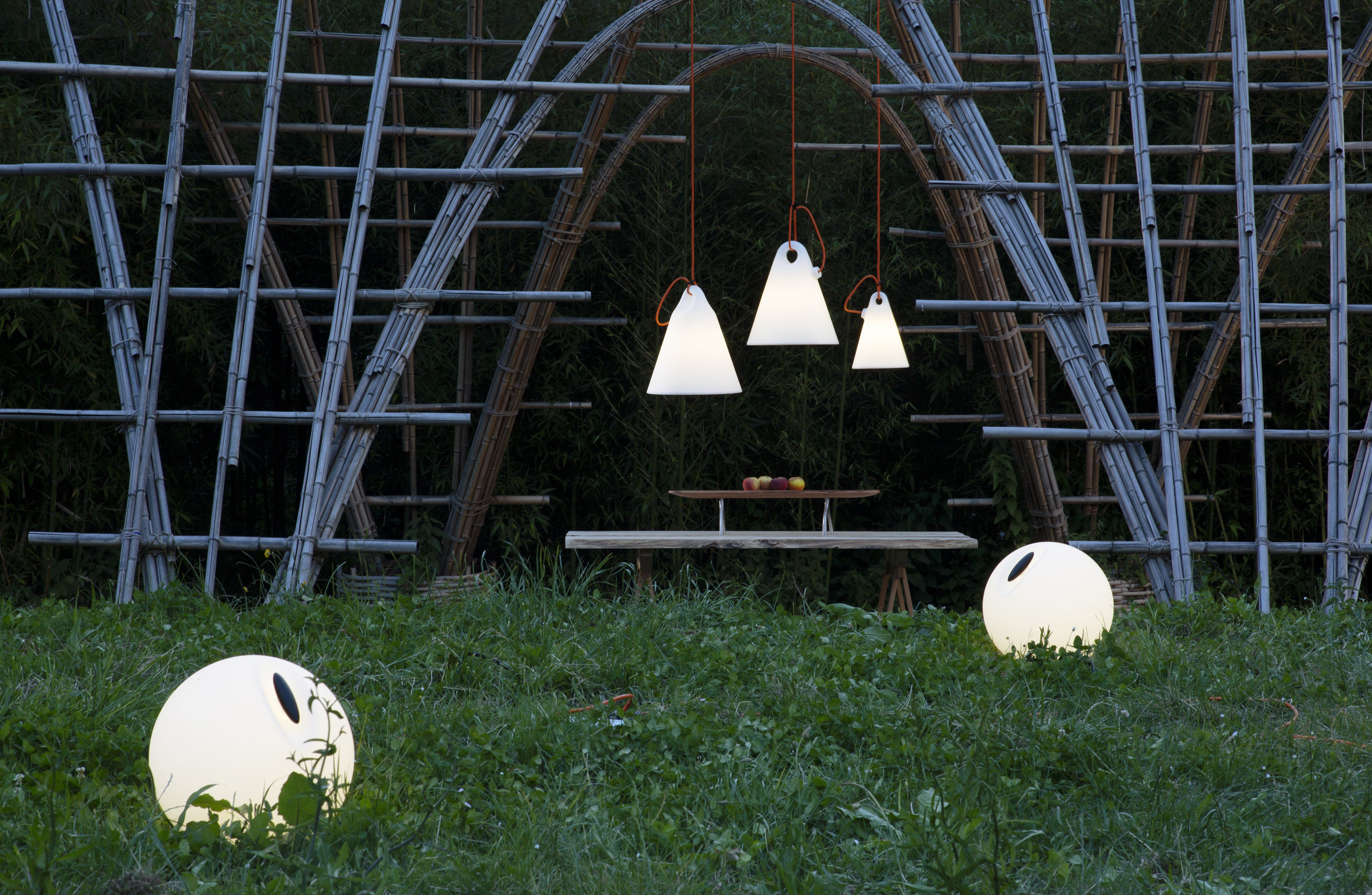 Buitenhanglamp TRILLY wit
