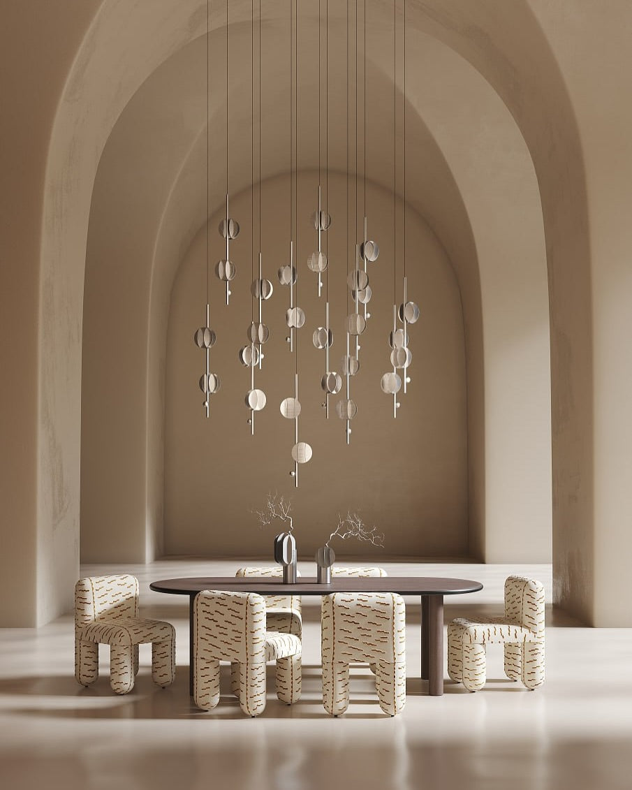 Pendelleuchte EL VERTICAL Stahl