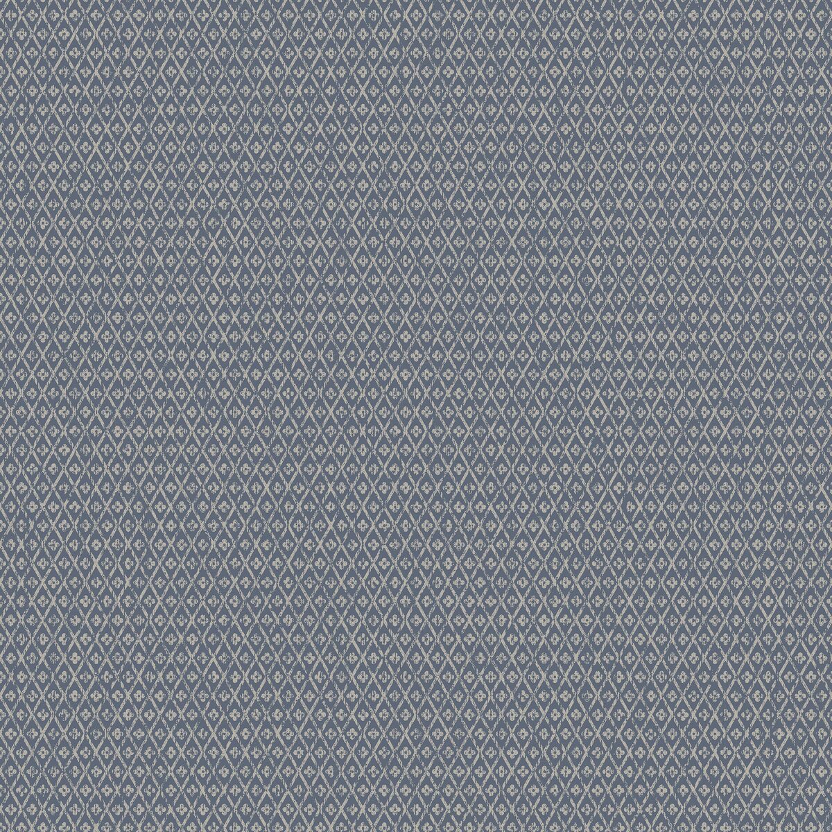 Geometrisch patroon behang WILLOWHERB marineblauw