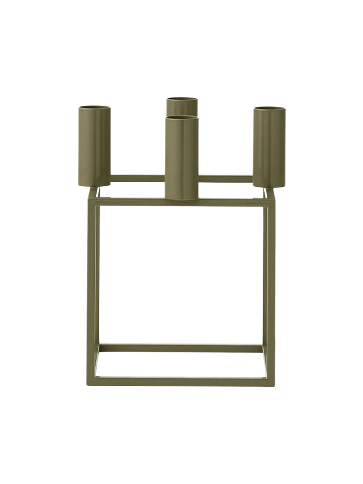KUBUS olive candle holder