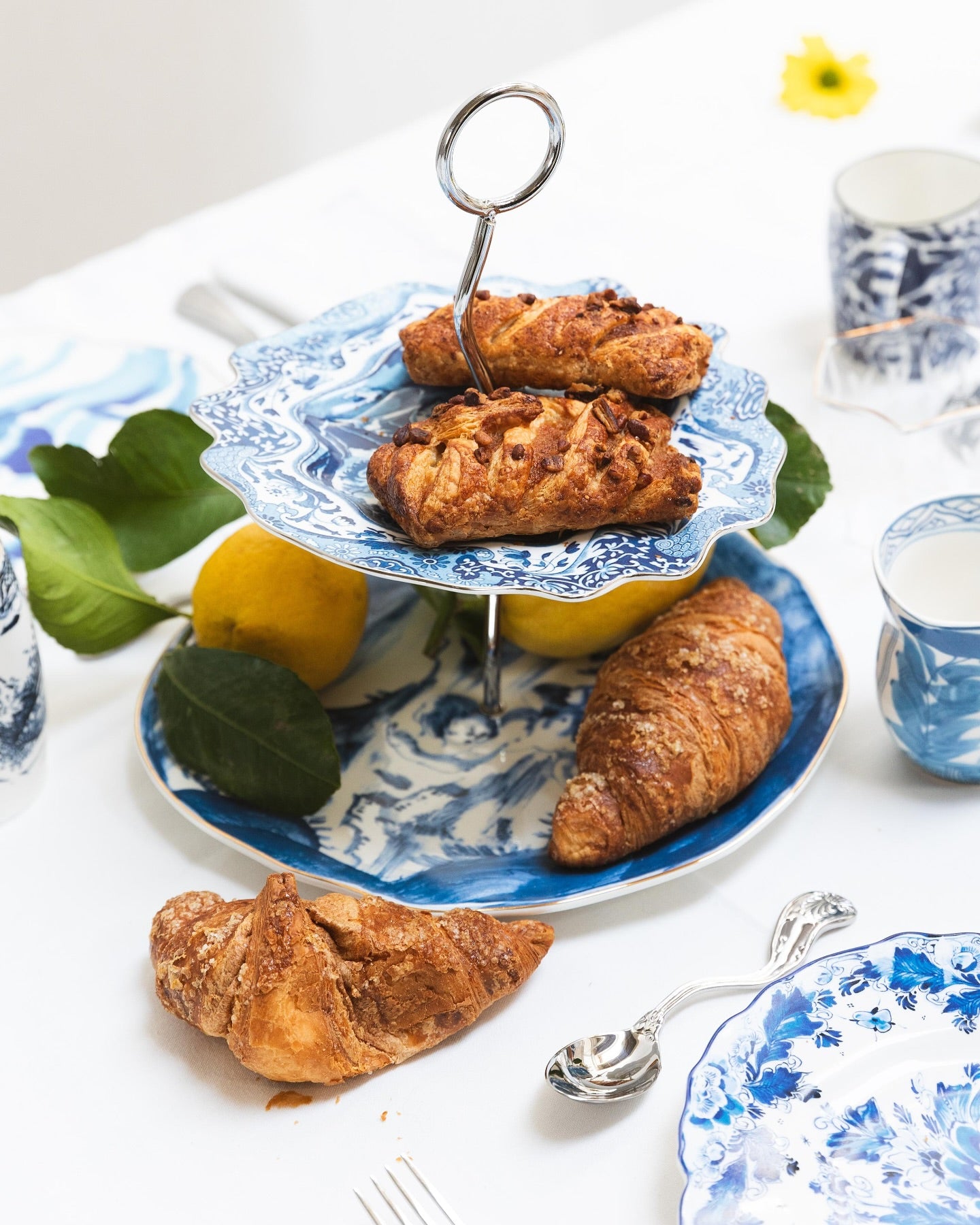 Patera CLASSIC ON ACID blaue Porzellan