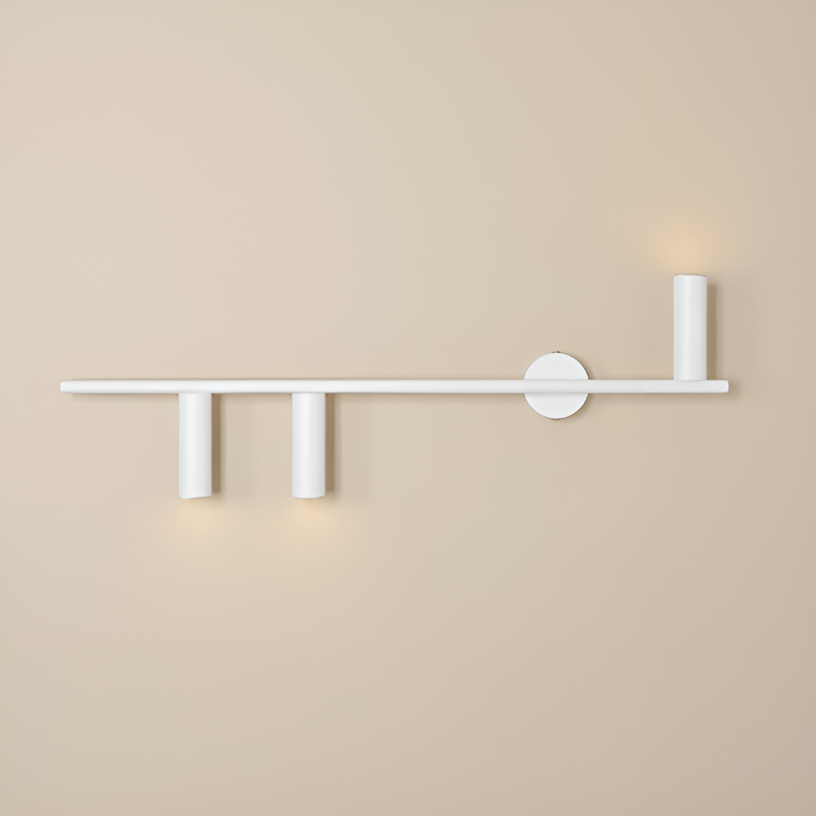 Wandlamp lewostronny TREVO TRIO wit