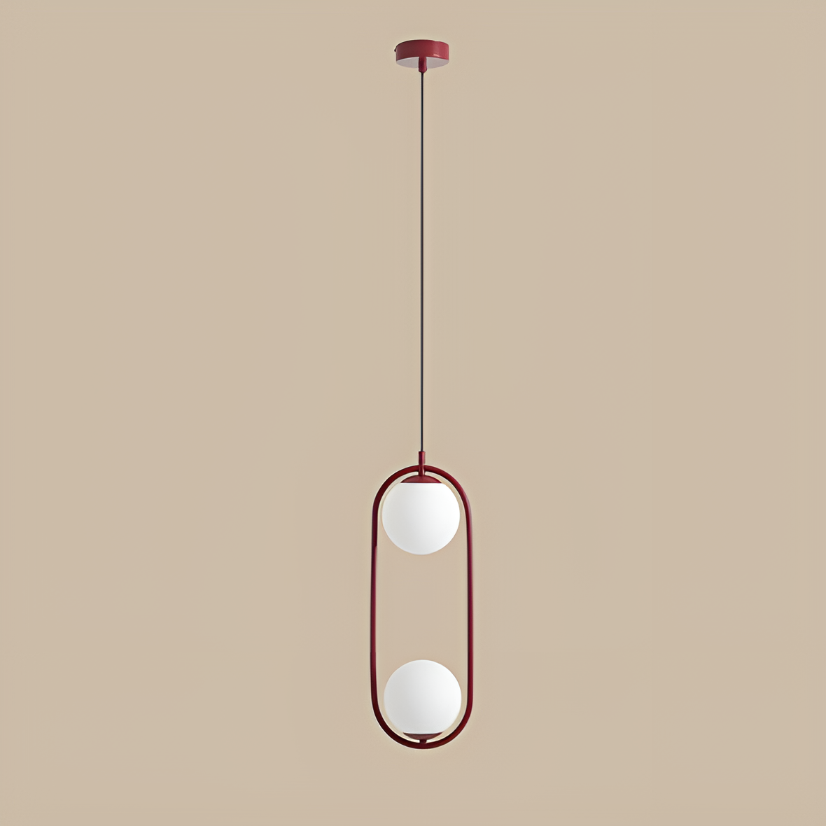 Hanglamp RIVA DUO bordeaux
