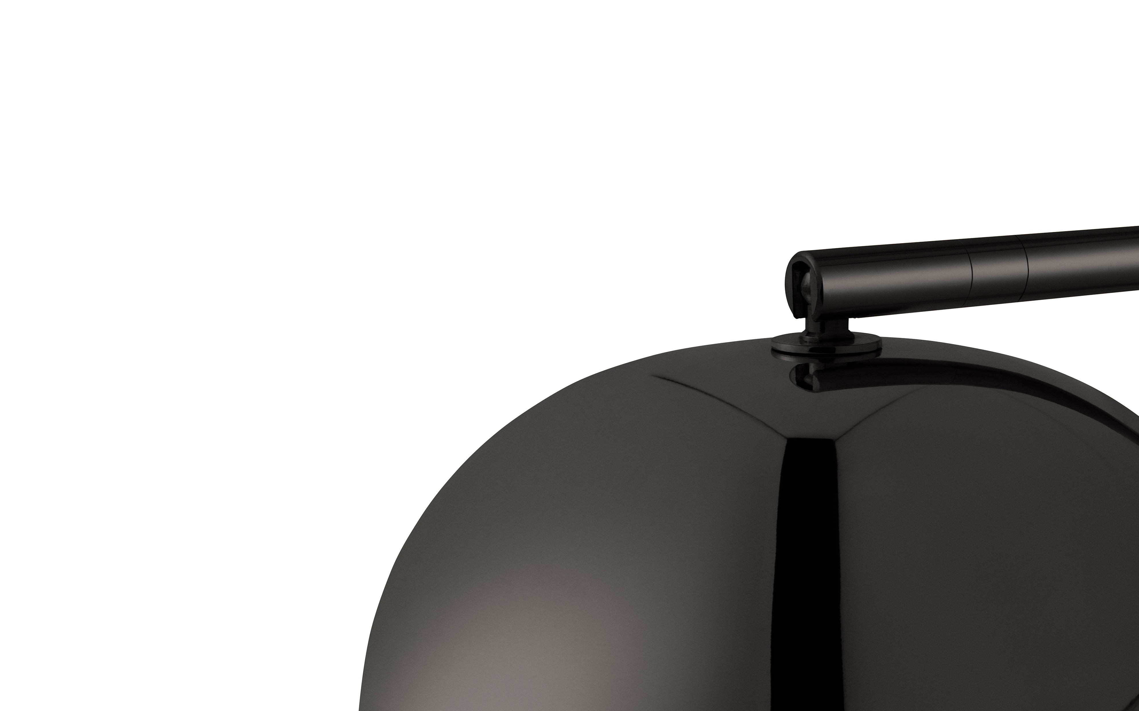 Wandlamp GRANT zwart met zwarte graniet