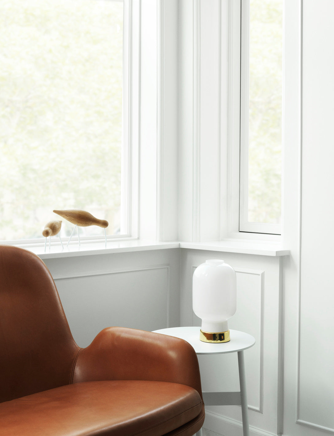 Figurka SHOREBIRD notenhout