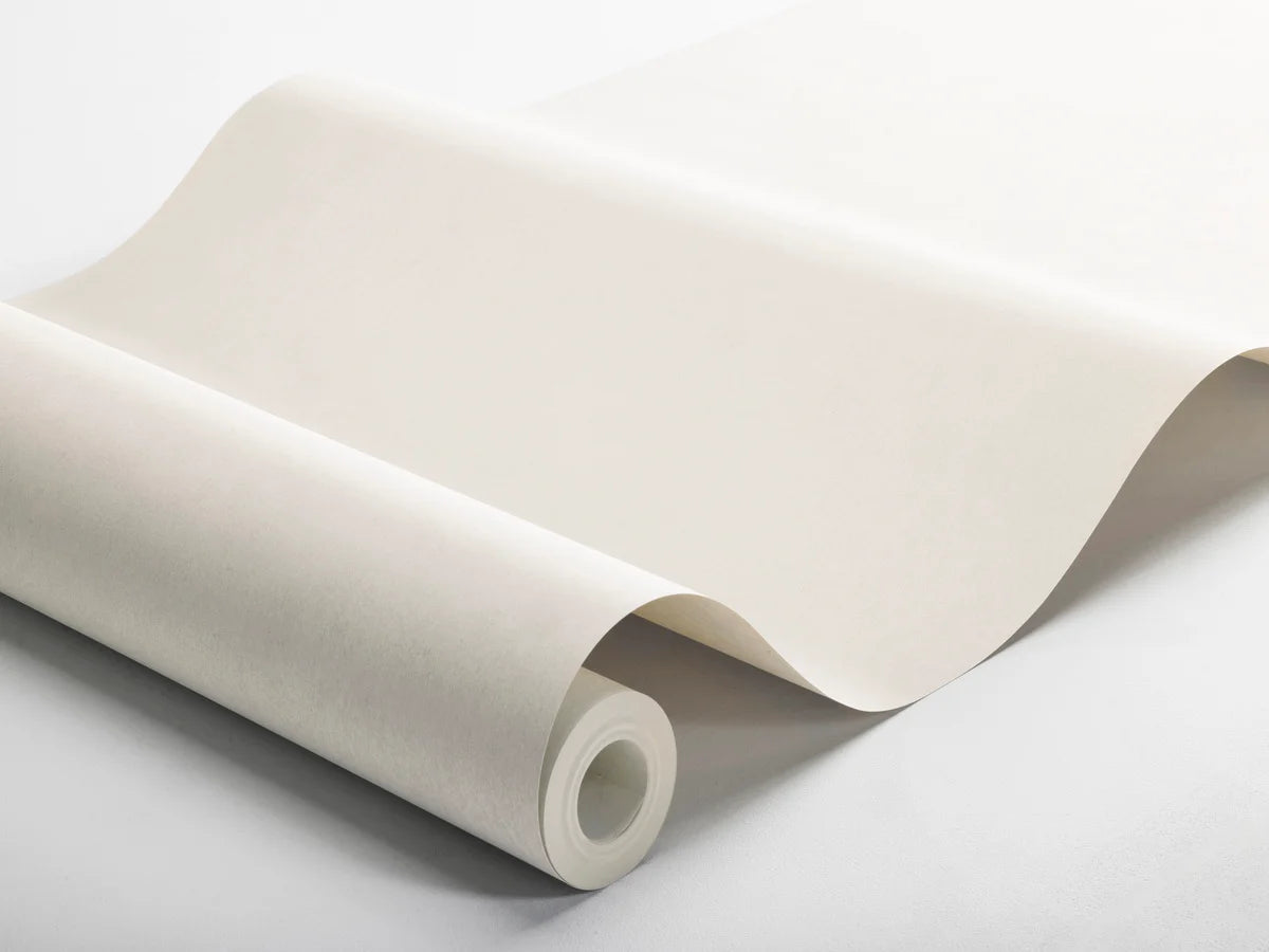 Behang dat canvas imiteert SHADES - ALABASTER vuil wit
