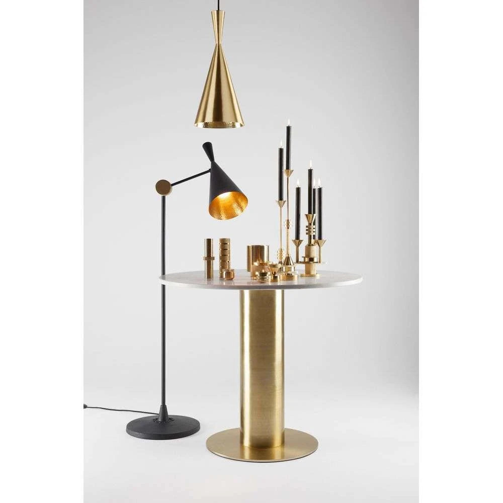 Stehlampe BEAT schwarz mit Kupfer