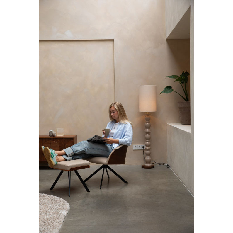 Vloerlamp BREW beige keramiek