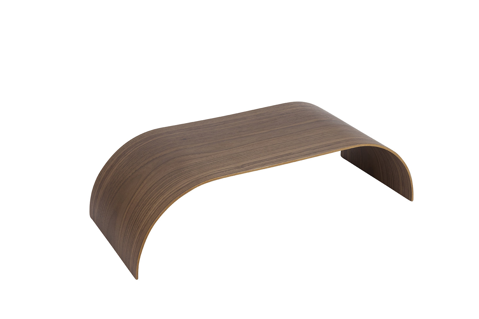 CURVA tray dark oak wood