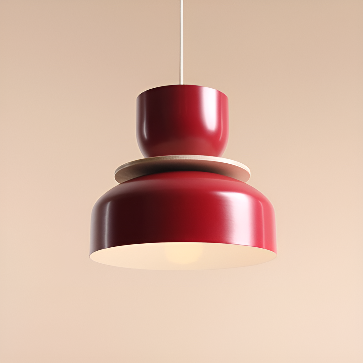 Lampa wisząca UTO bordowy, marka Artera