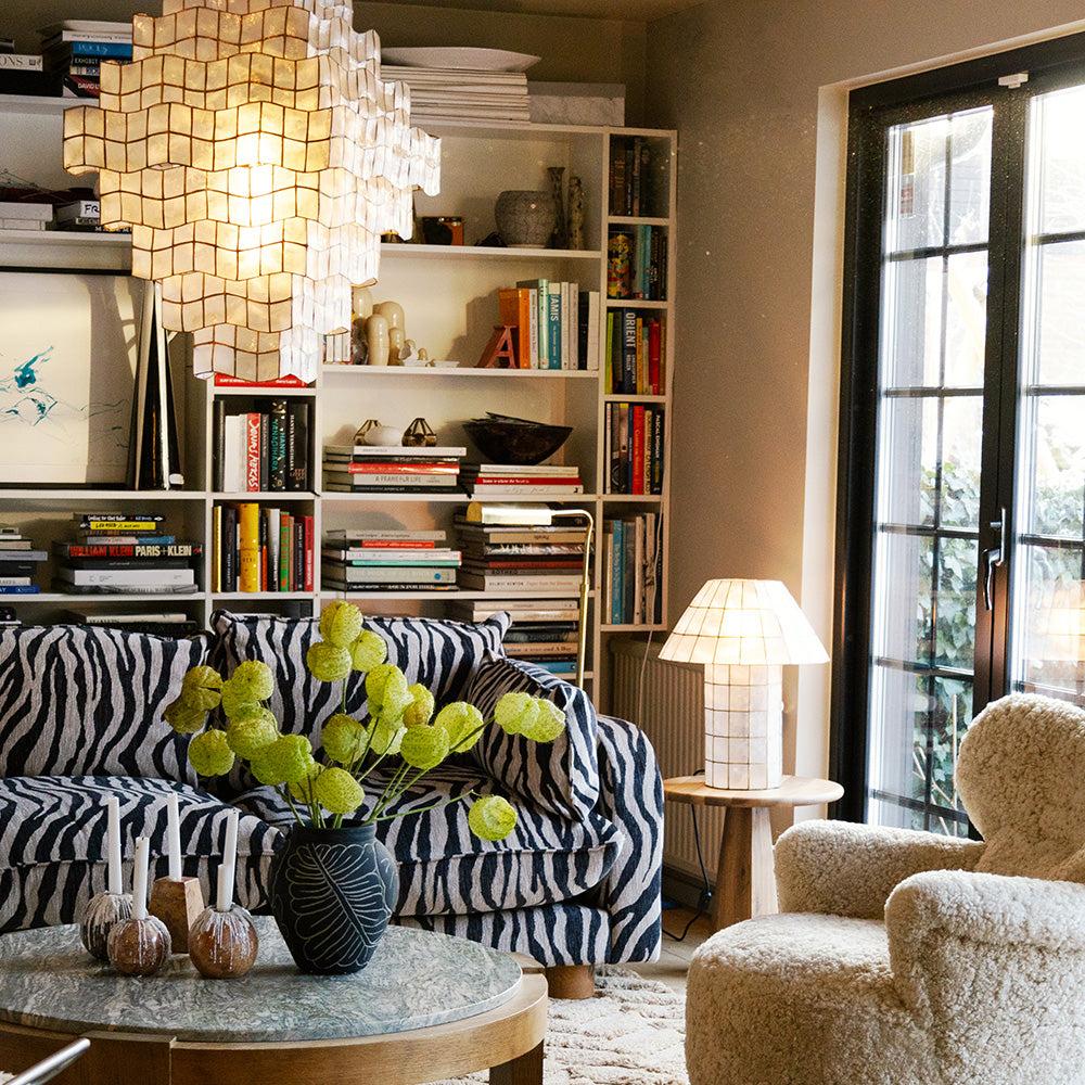 Hanglamp CORNELIA schelpen Capiz