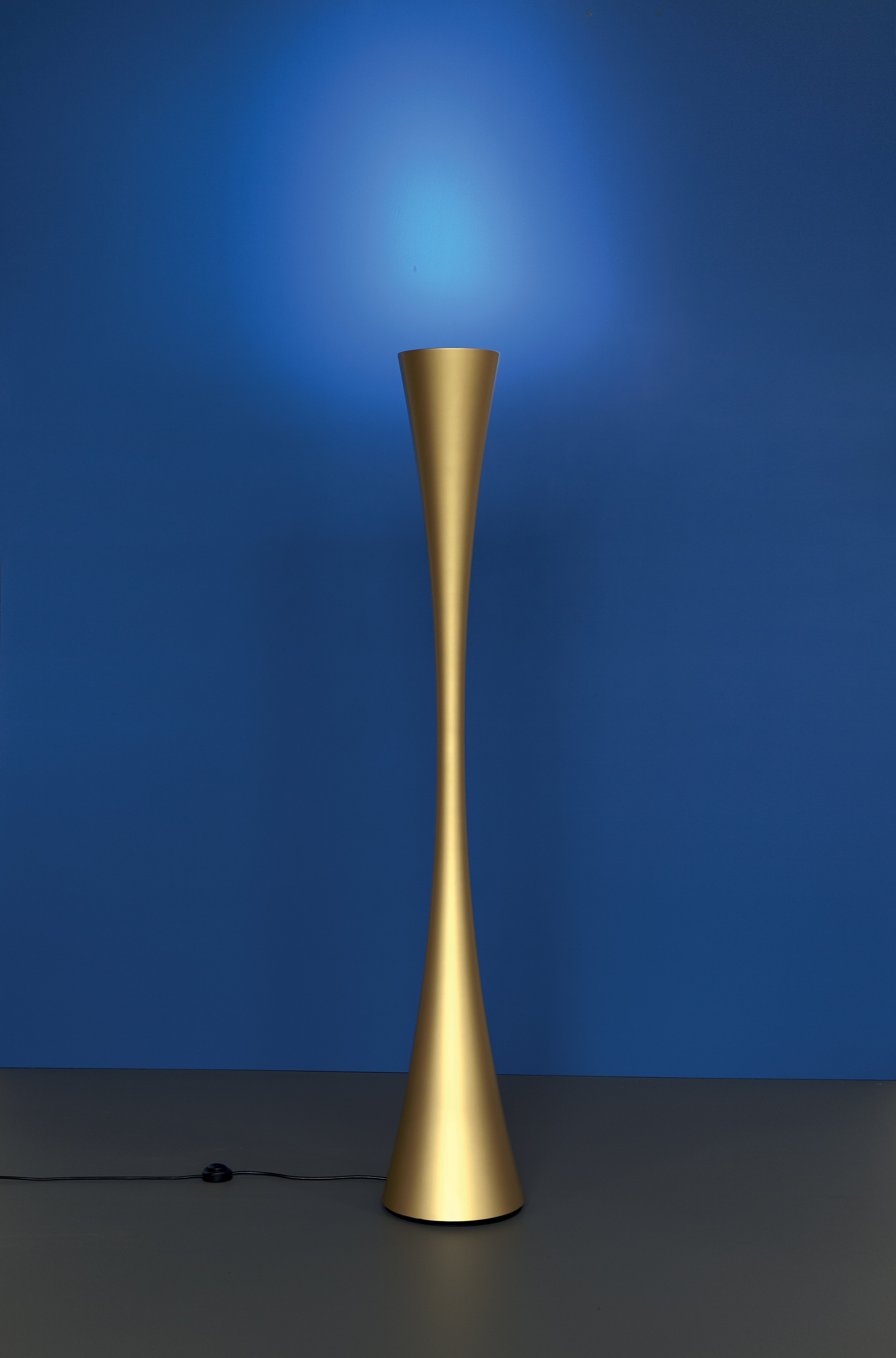 Stehlampe BICONICA in Perlgold