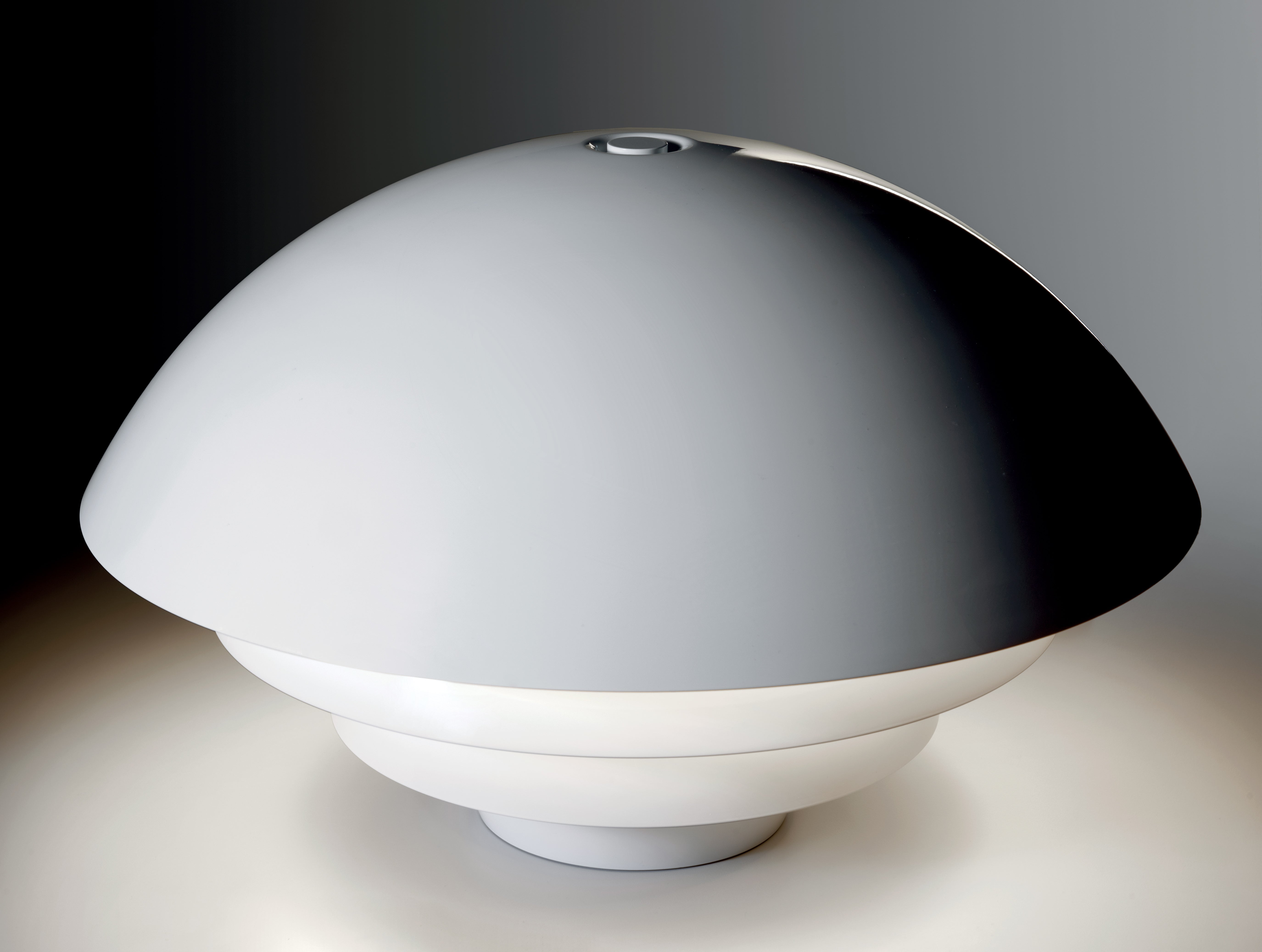 Tischlampe VISIERE in glänzendem Weiß