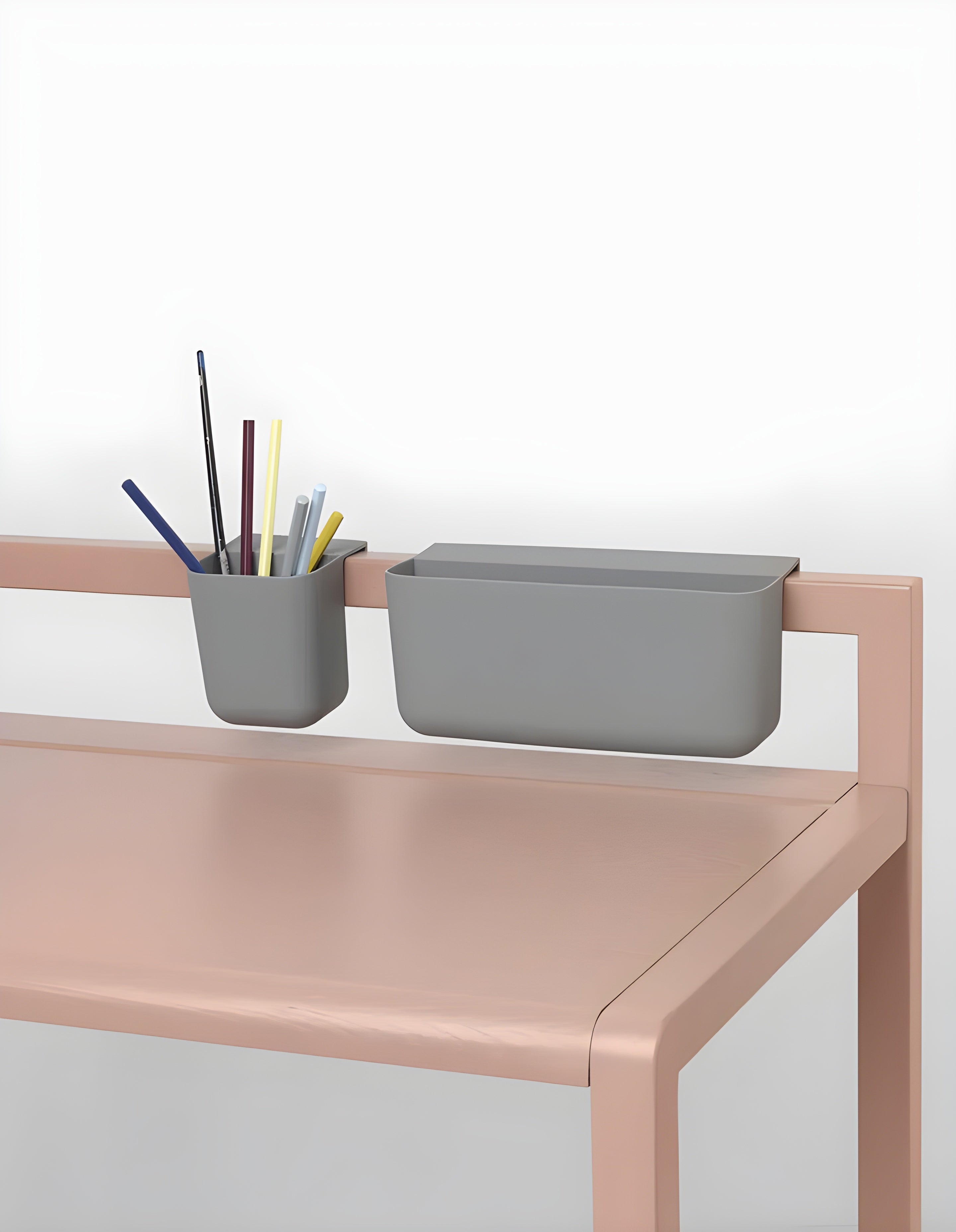 Biurko dziecięce LITTLE ARCHITECT jasnoróżowy – jesion