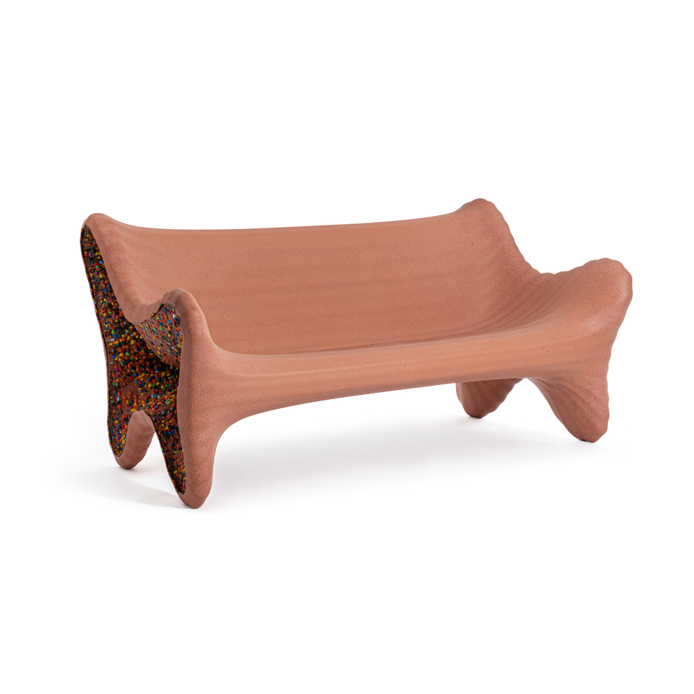 IN-SIDE terracotta garden sofa
