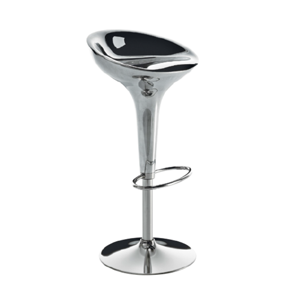 AI BOMBO bar stool with adjustable steel base