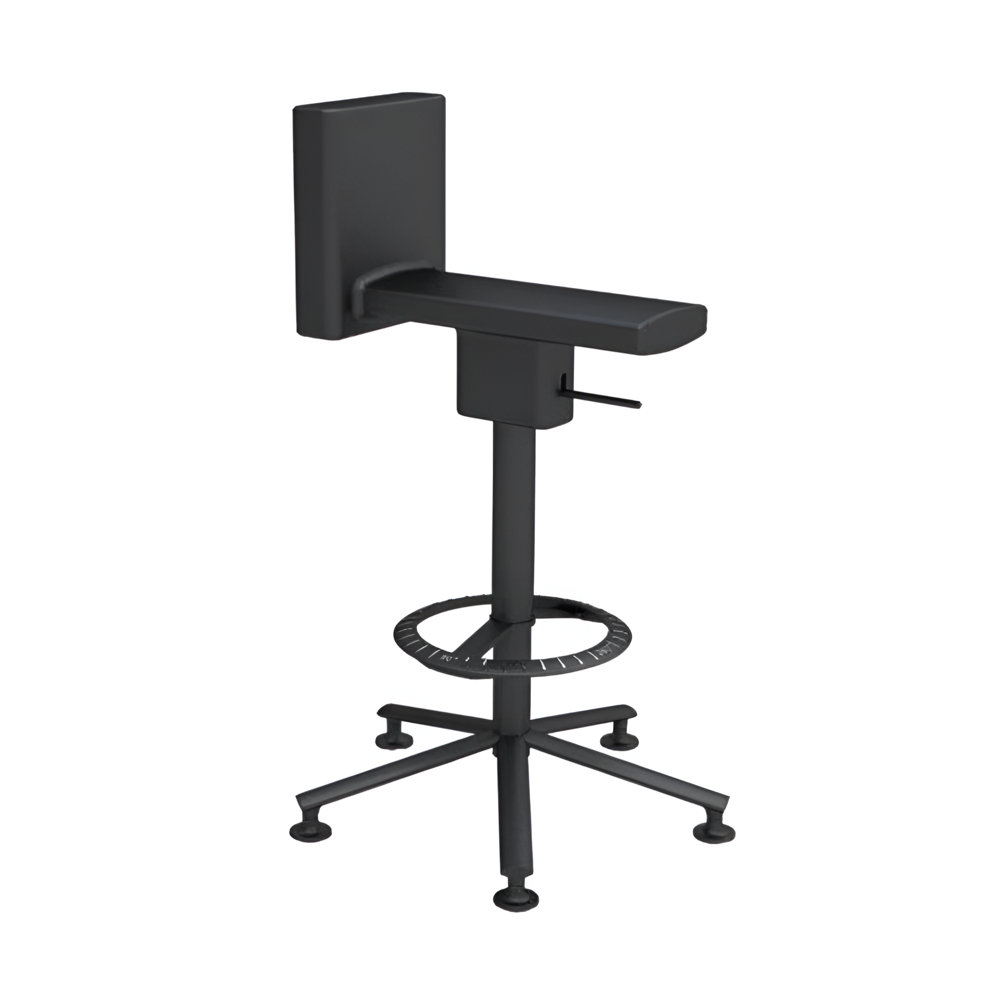 High swivel chair 360° black