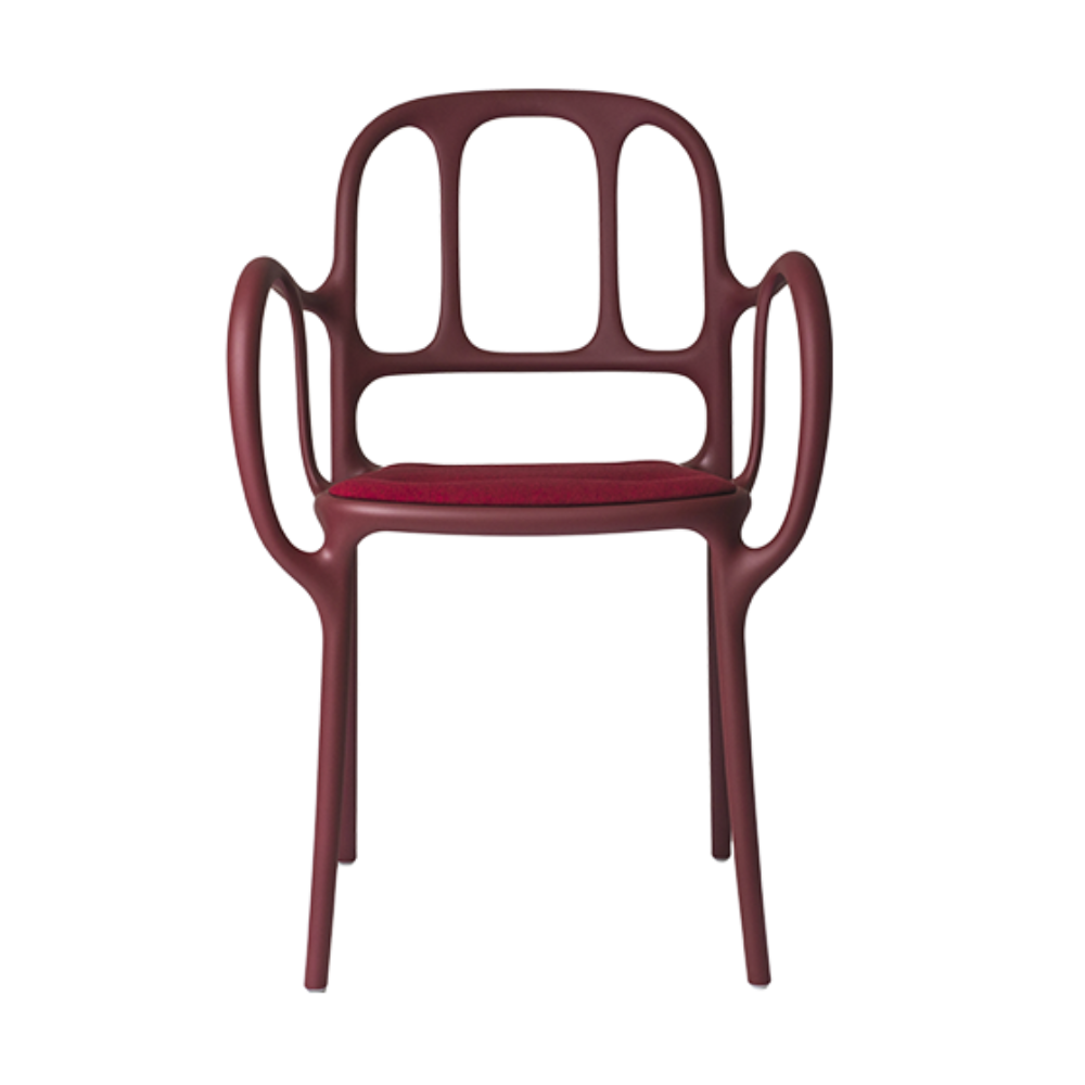 MILA chair burgundy