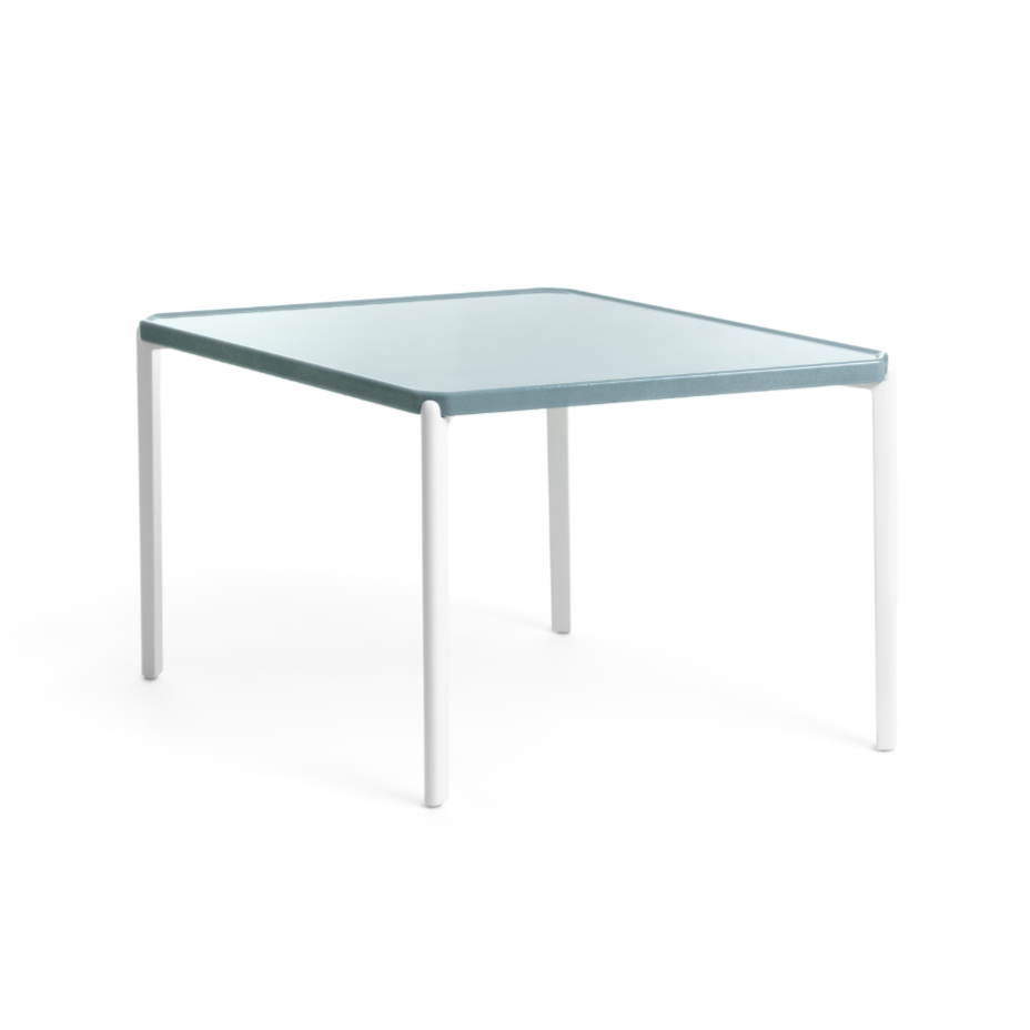 Couchtisch TAMBOUR blauer Beton