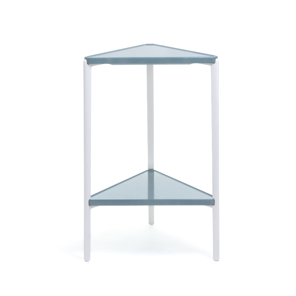 TAMBOUR blue concrete side table