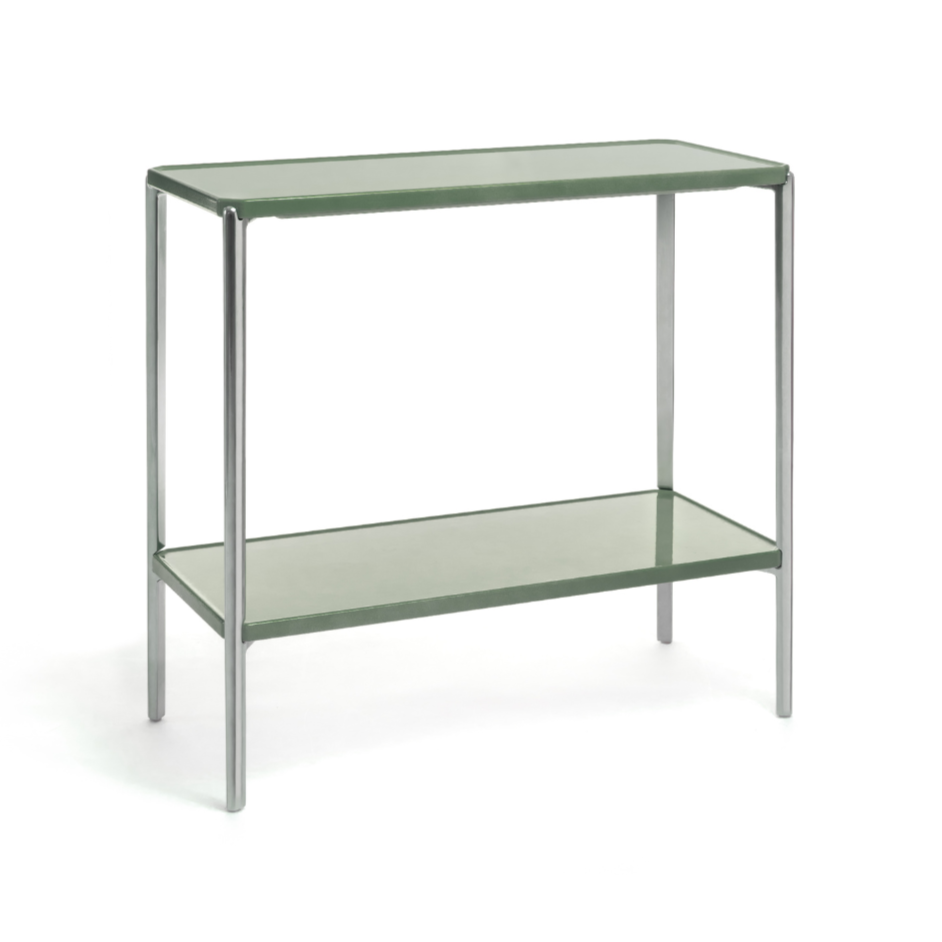 TAMBOUR shelf green concrete
