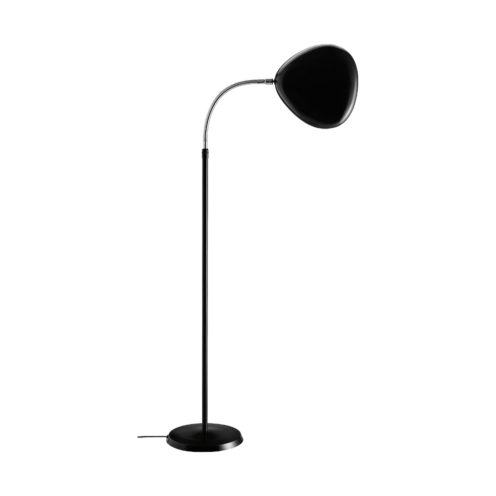 COBRA black reading floor lamp