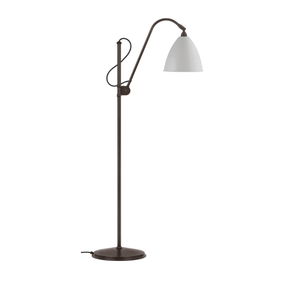 Vloerlamp BESTLITE BL3 zwart met witte kap
